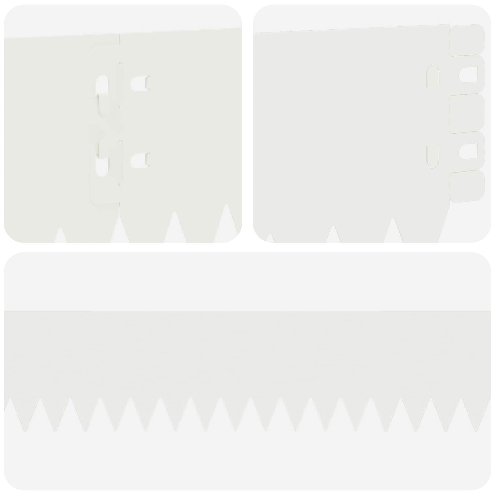 Nurmireunus 10 Pcs 103 X 10 Cm Teräs Valkoinen
