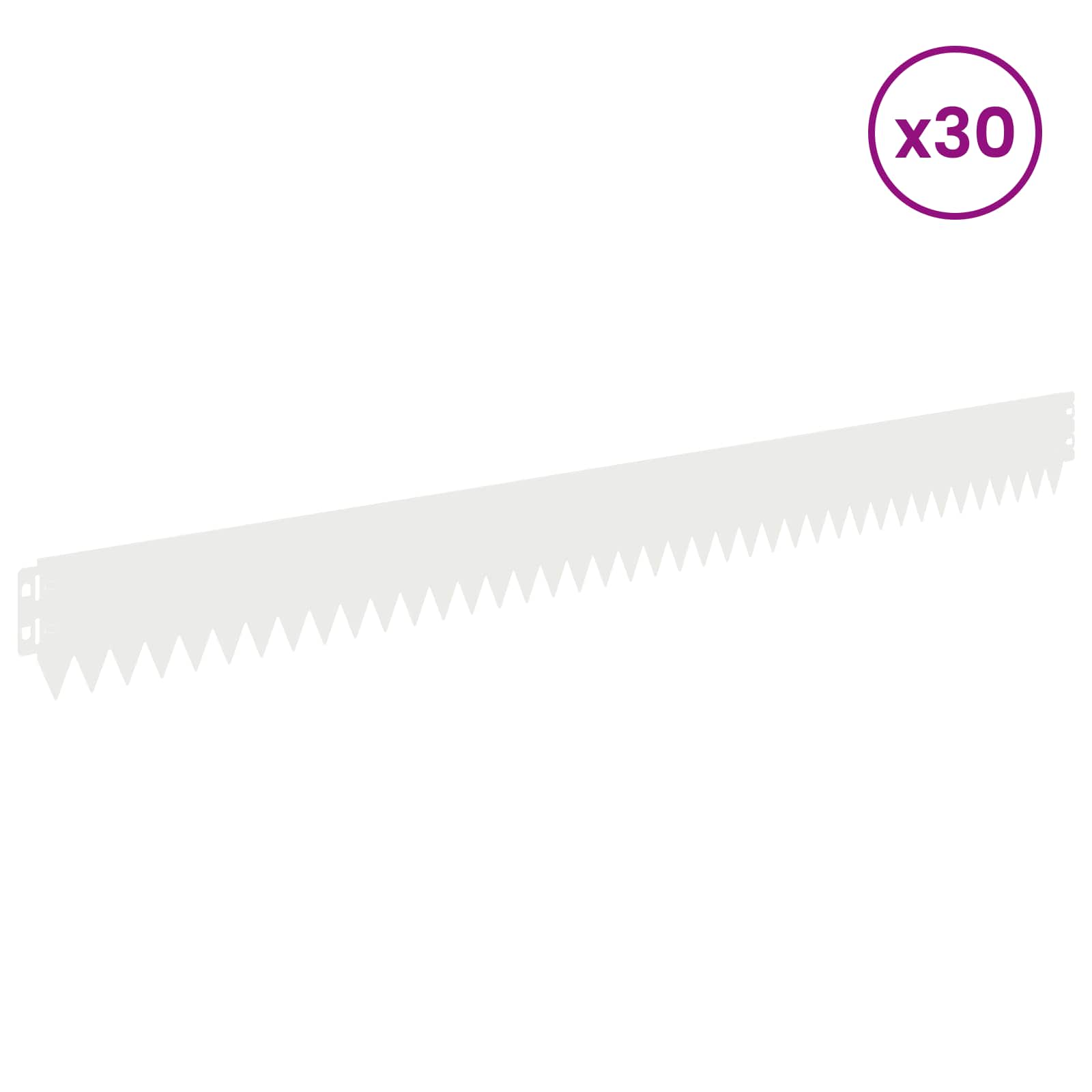 Nurmireunus 30 Pcs 103 X 10 Cm Teräs Valkoinen