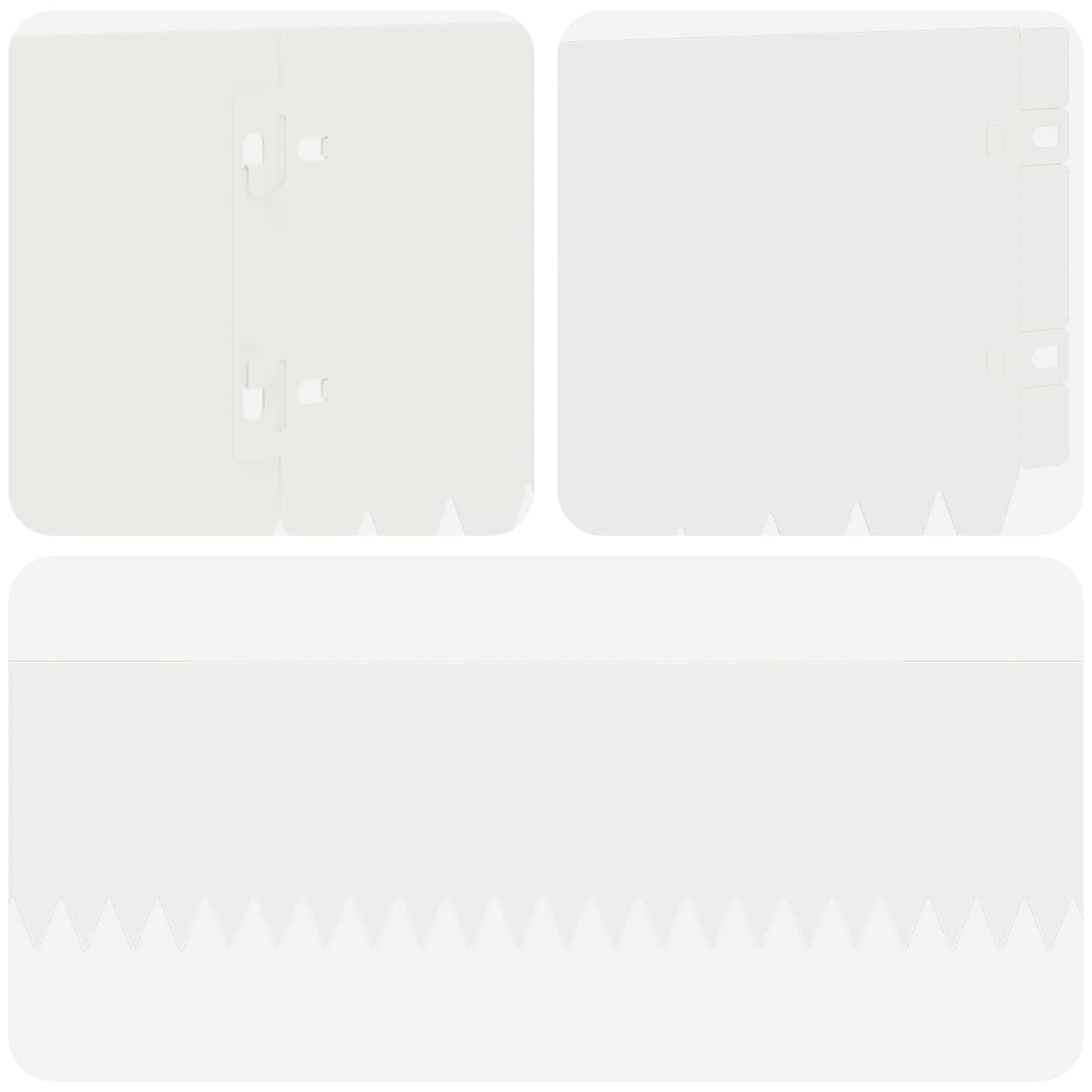 Nurmireunus 20 Pcs 103 X 15 Cm Teräs Valkoinen