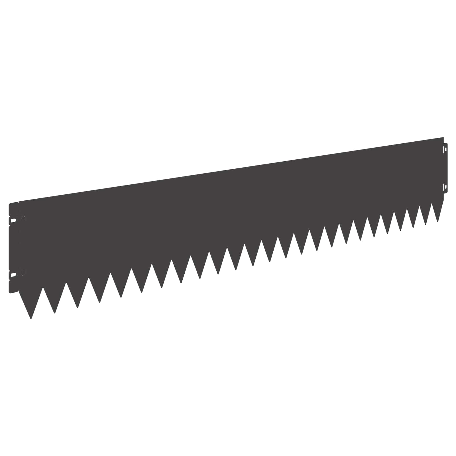 Nurmireunus 10 Pcs 103 X 20 Cm Teräs Musta