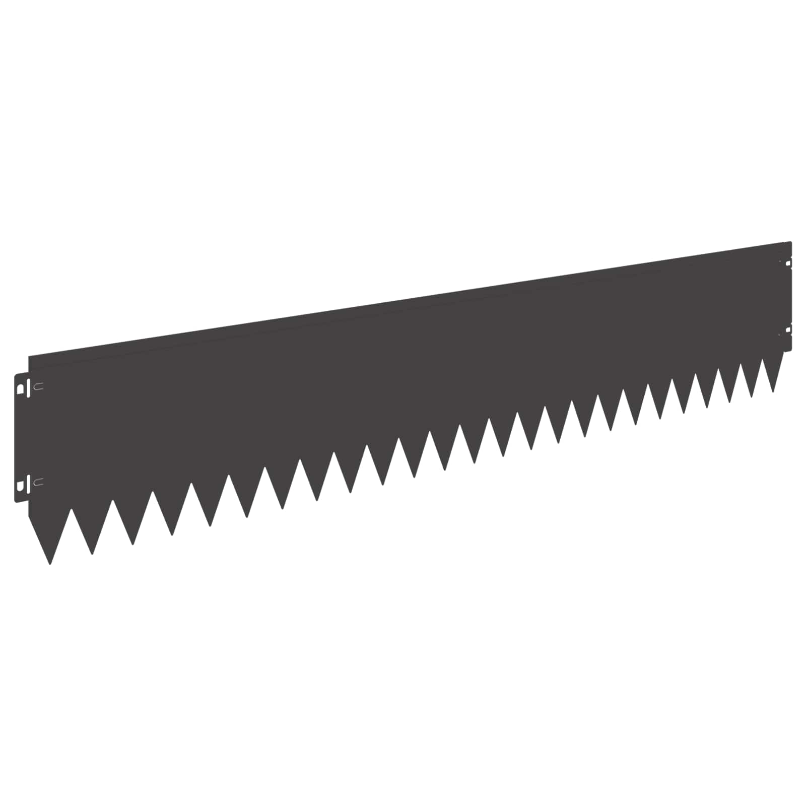 Nurmireunus 30 Pcs 103 X 20 Cm Teräs Musta