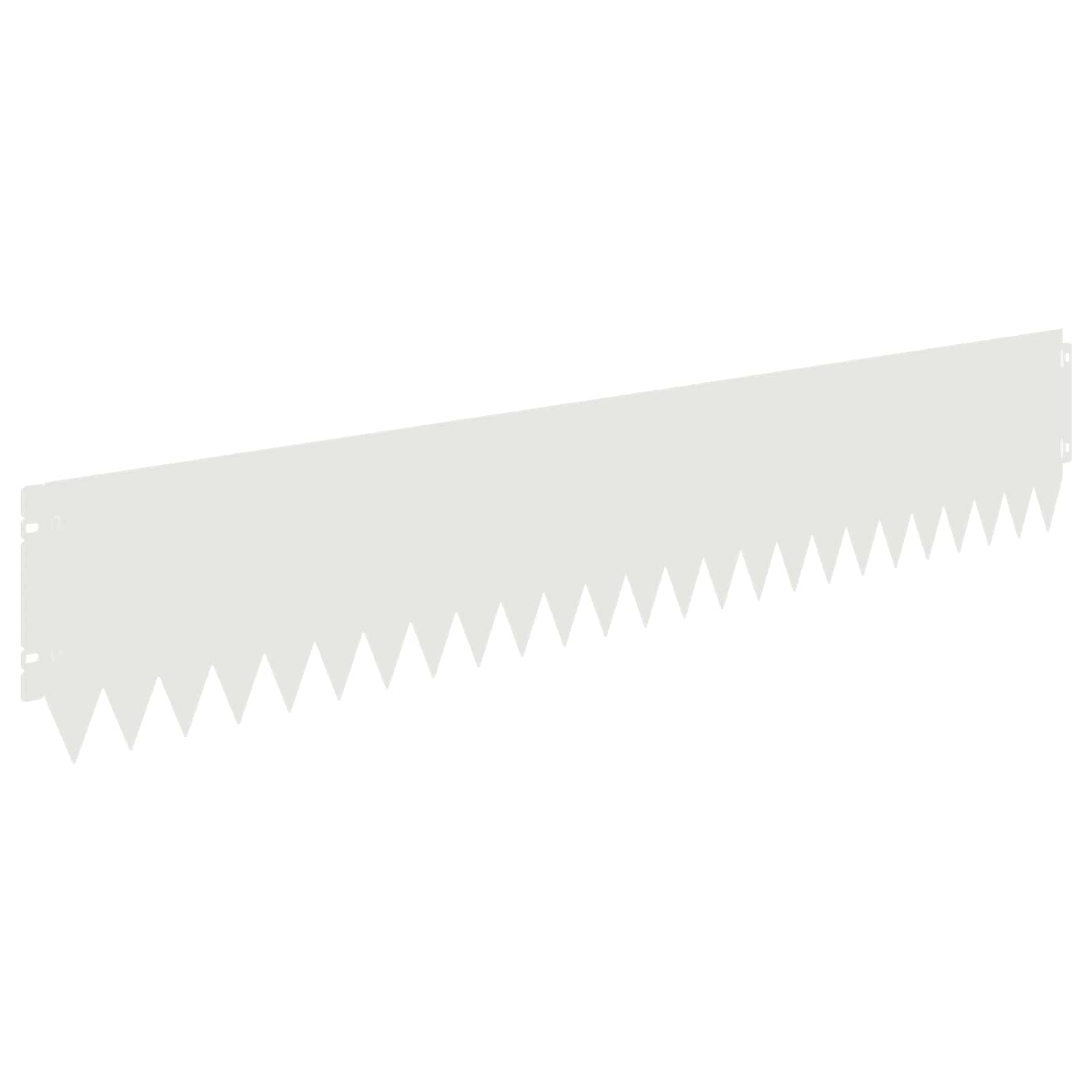Nurmireunus 10 Pcs 103 X 20 Cm Teräs Valkoinen