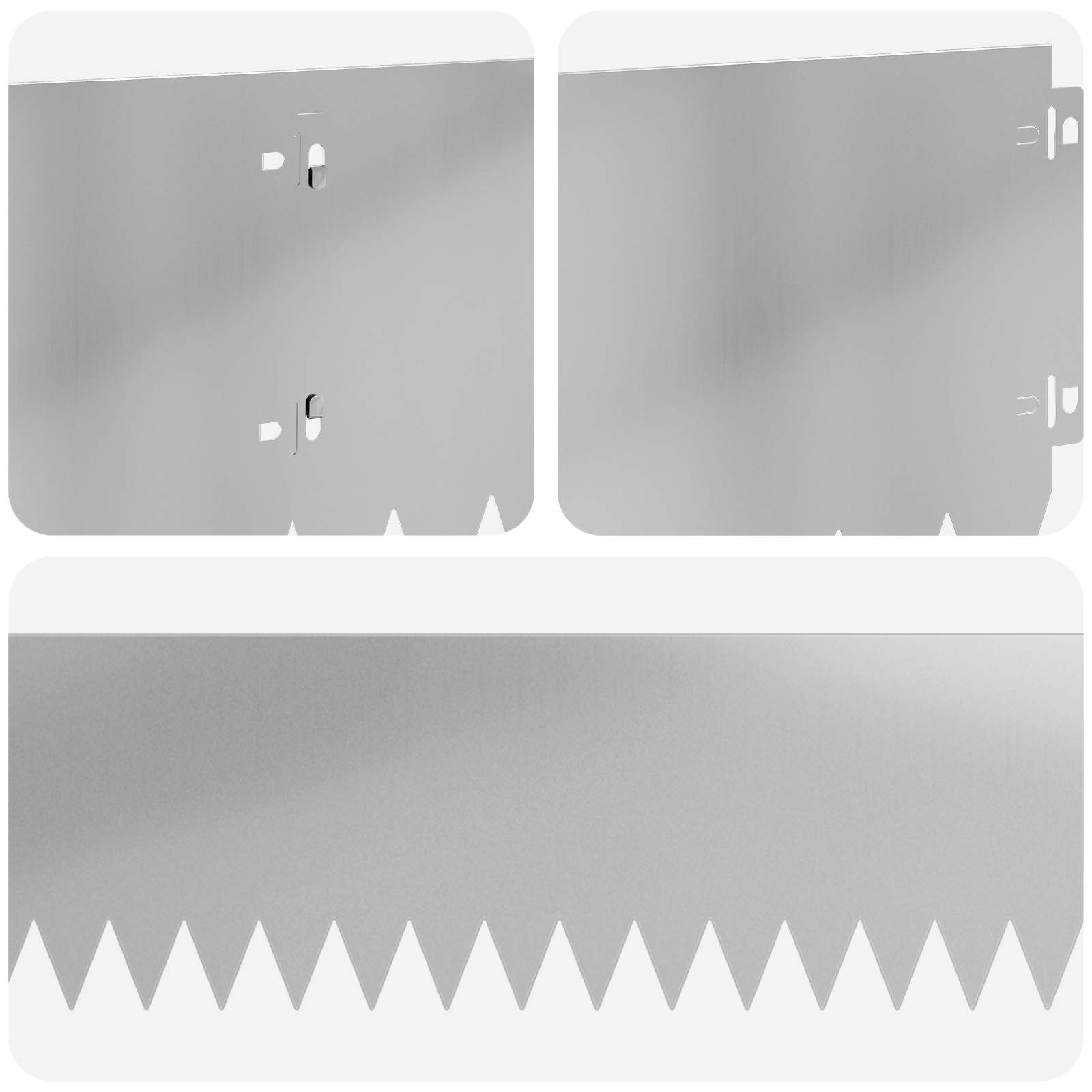 Nurmireunus 10 Pcs 103 X 20 Cm Teräs Hopea