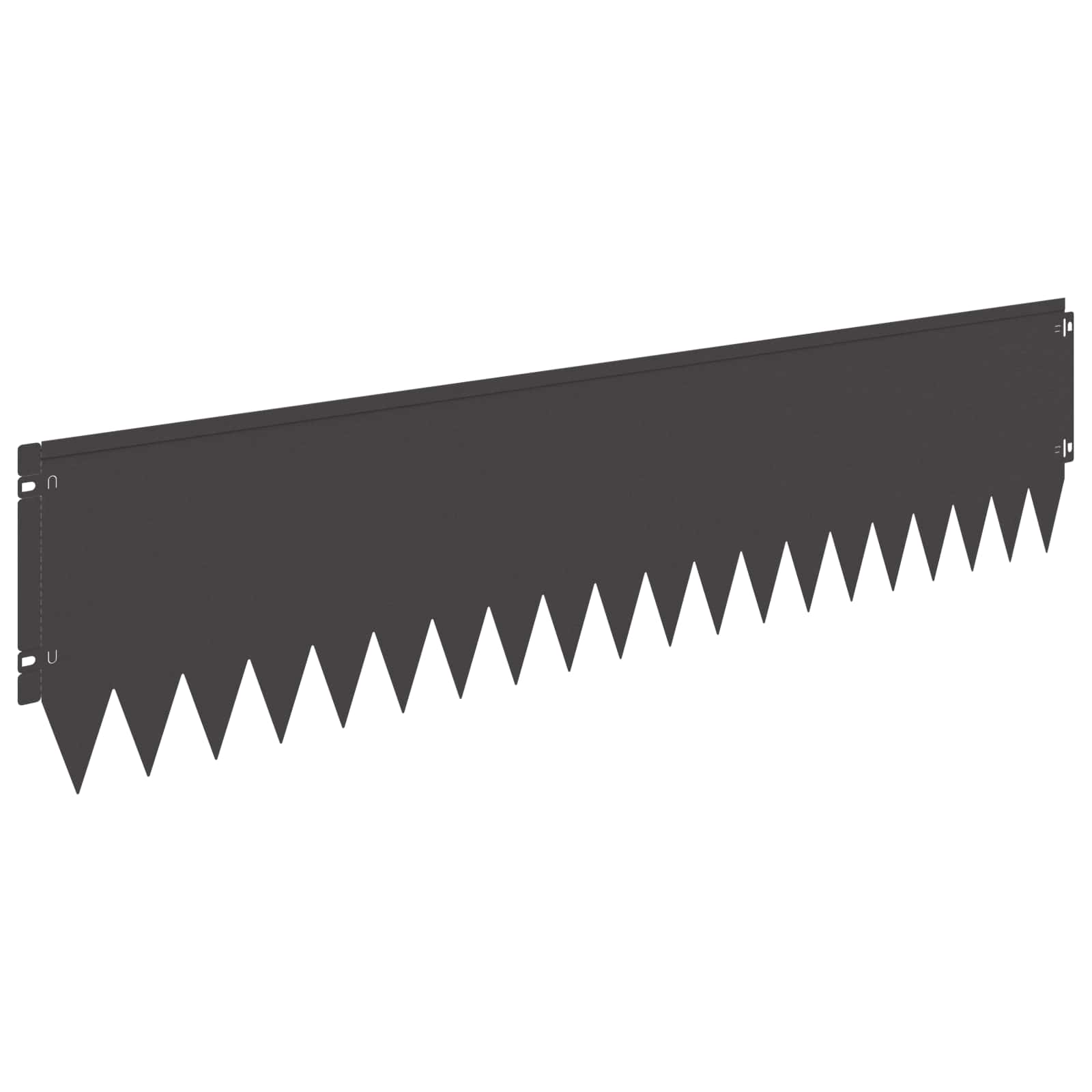 Nurmireunus 10 Pcs 103 X 25 Cm Teräs Musta