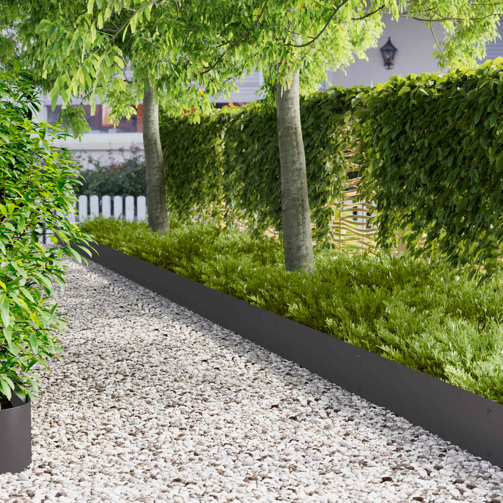 Nurmireunus 20 Pcs 103 X 25 Cm Teräs Musta