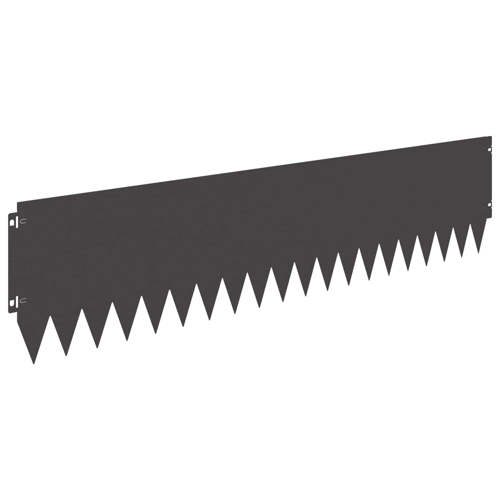 Nurmireunus 20 Pcs 103 X 25 Cm Teräs Musta