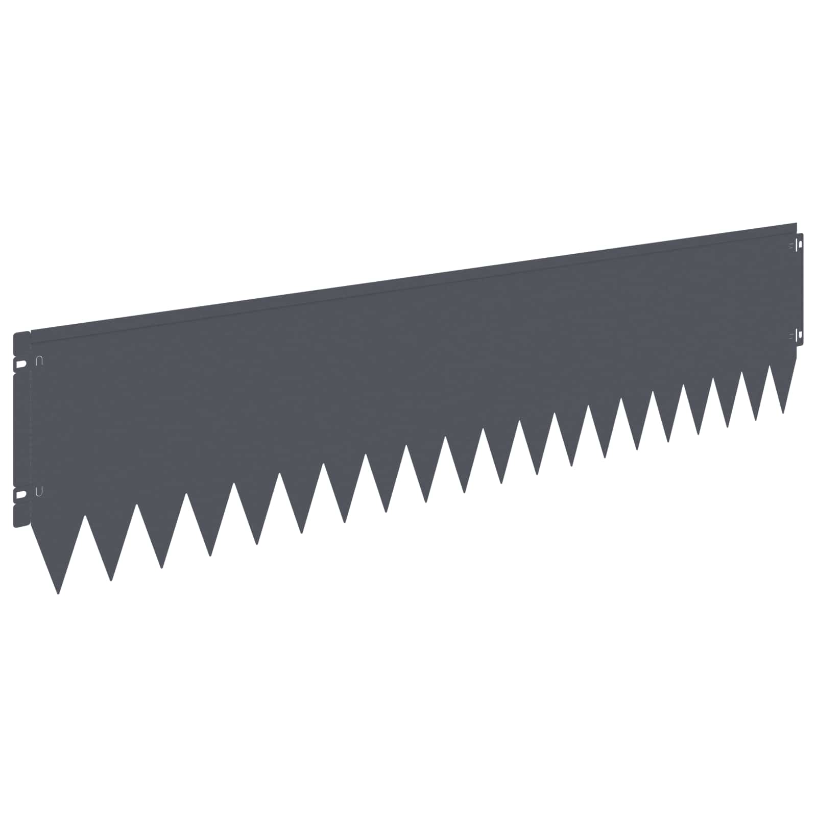 Nurmireunus 10 Pcs 103 X 25 Cm Teräs Antrasiitti