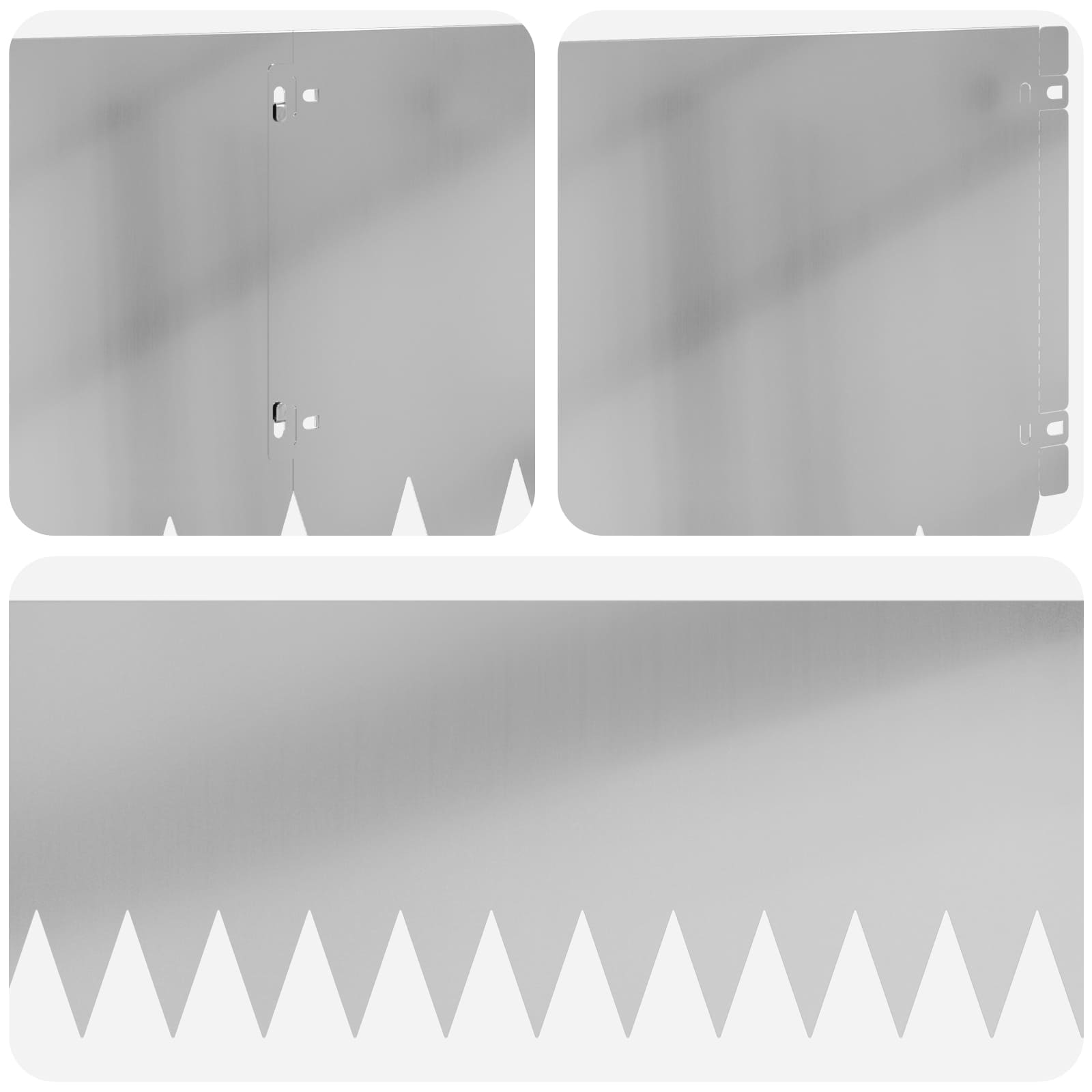 Nurmireunus 10 Pcs 103 X 30 Cm Teräs Hopea