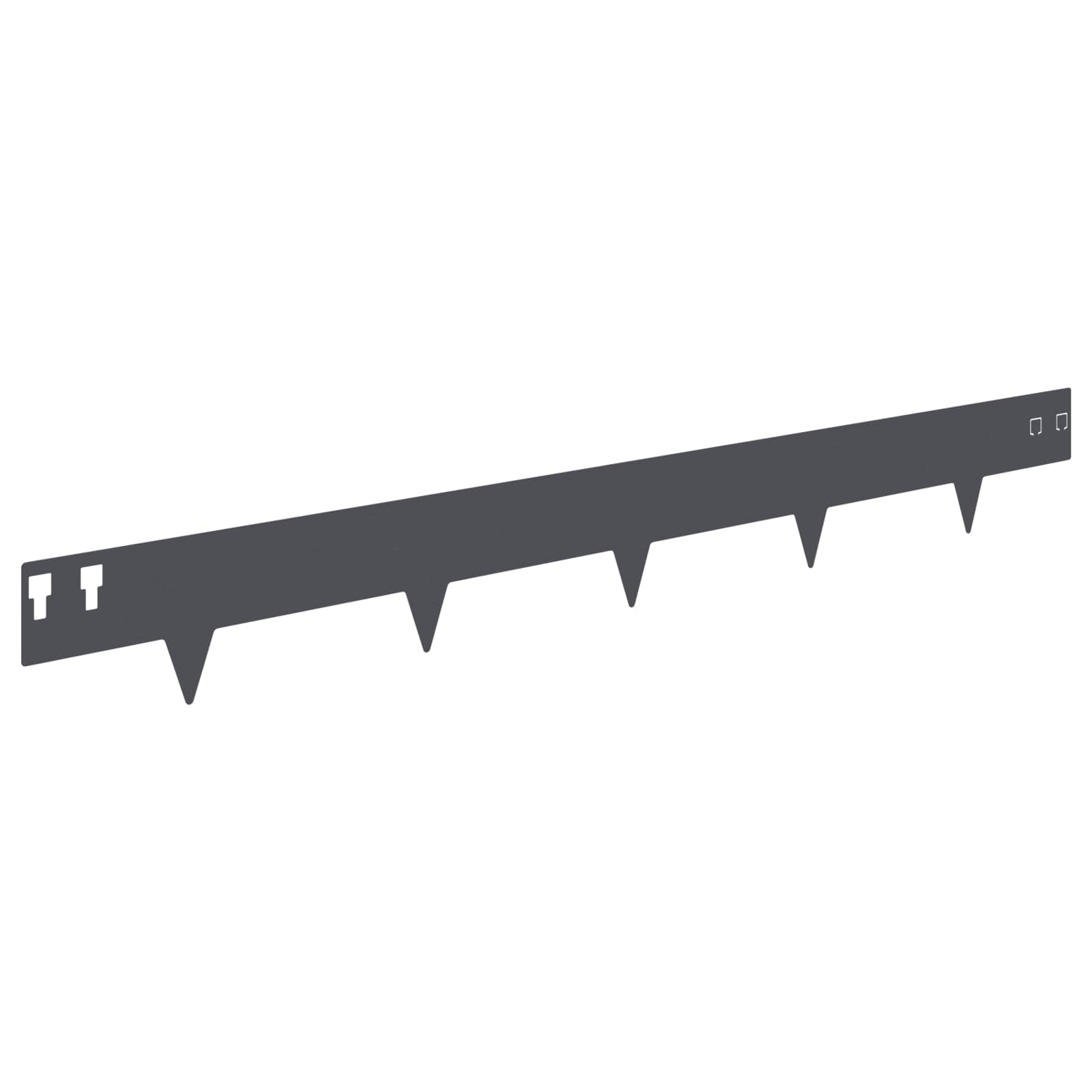 Nurmireunus 50 Pcs 100 X 12 Cm Teräs Antrasiitti