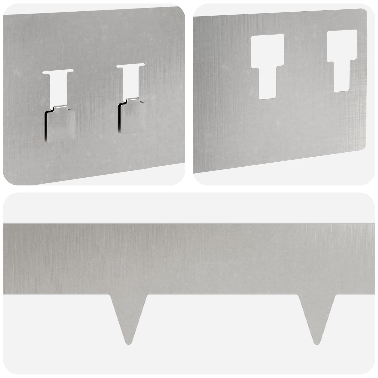 Nurmireunus 10 Pcs 100 X 12 Cm Teräs Hopea