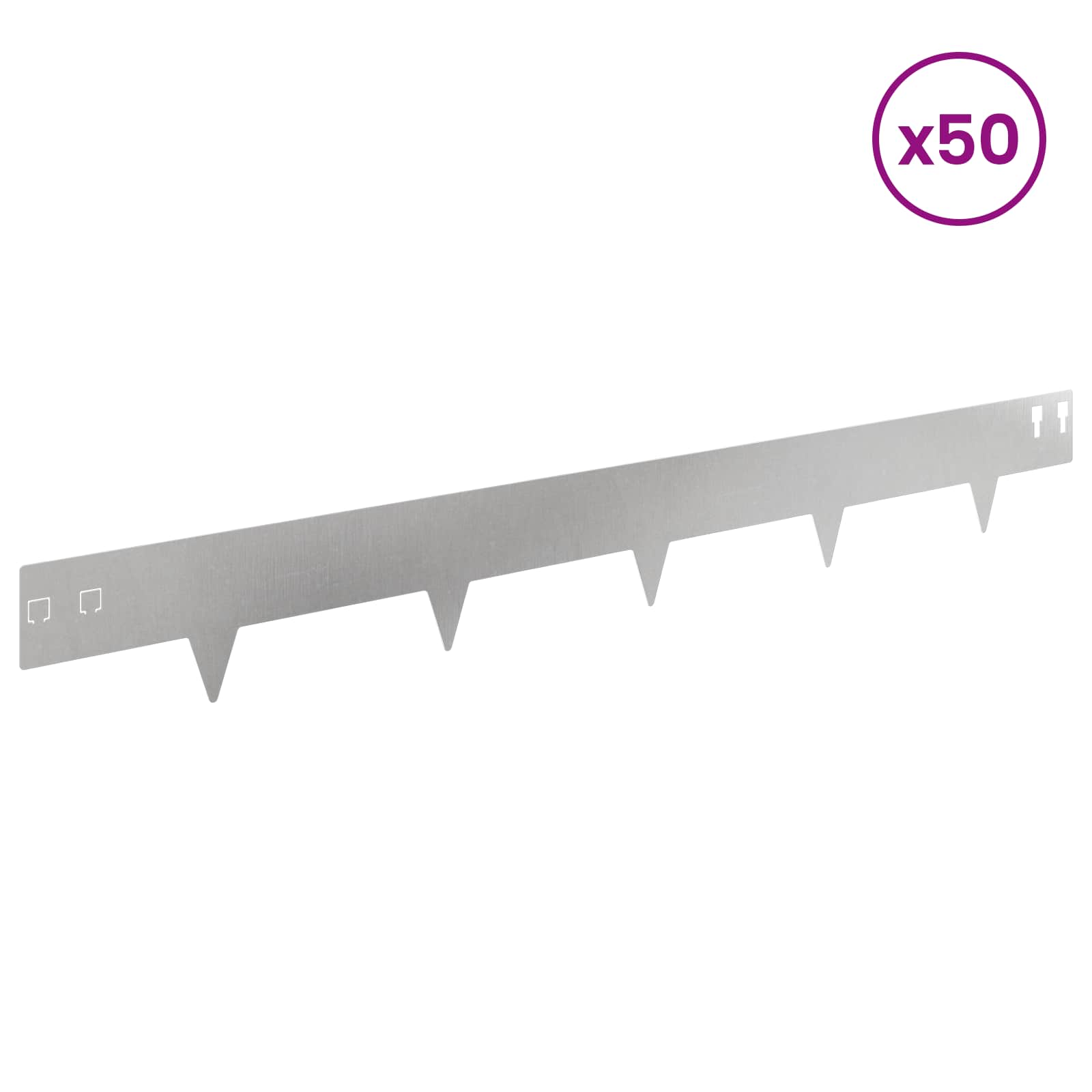 Nurmireunus 50 Pcs 100 X 12 Cm Teräs Hopea