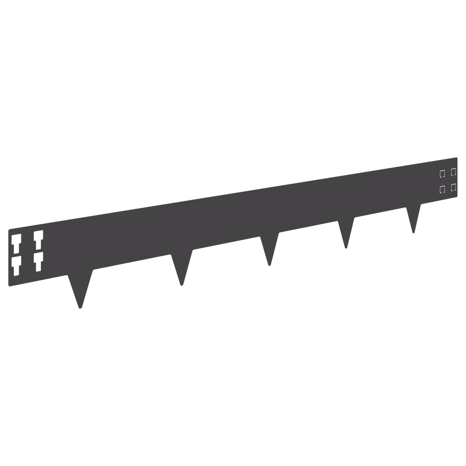 Nurmireunus 50 Pcs 100 X 15 Cm Teräs Musta