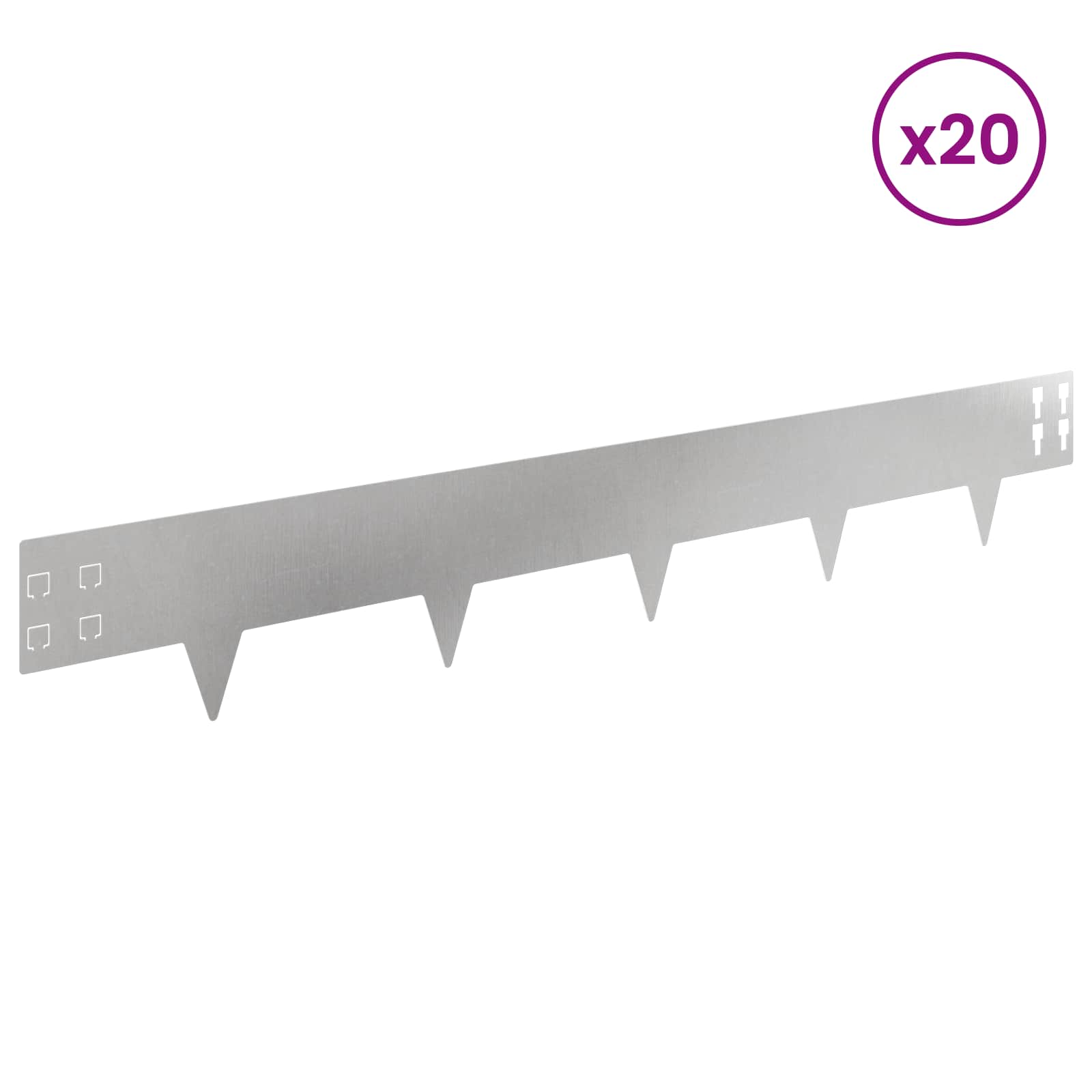 Nurmireunus 20 Pcs 100 X 15 Cm Teräs Hopea