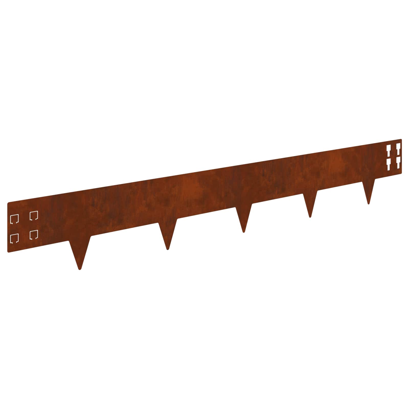 Nurmireunus 20 Pcs 100 X 15 Cm Teräs Ruosteinen