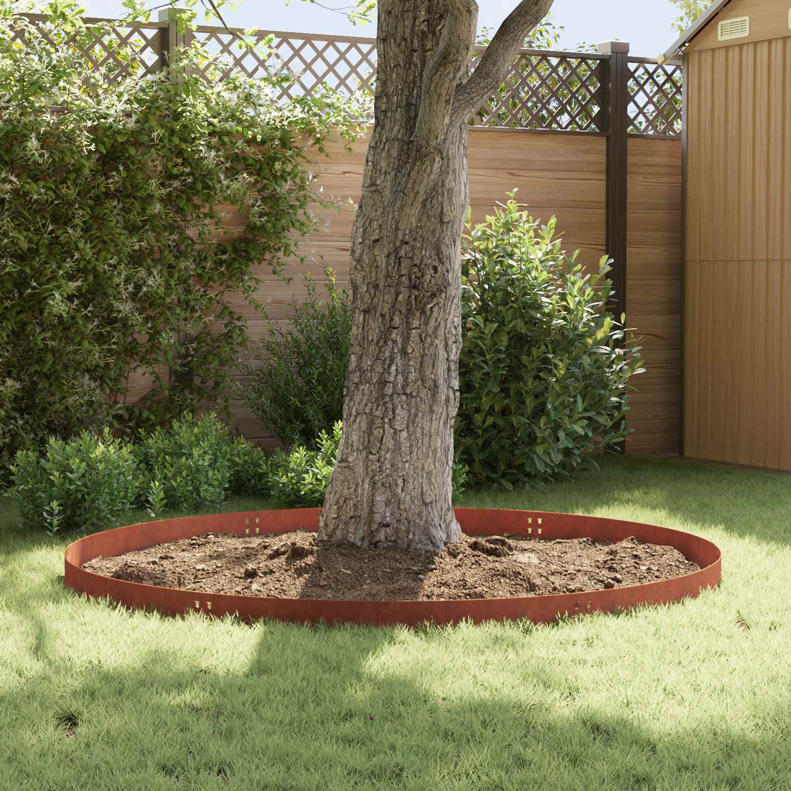 Nurmireunus 50 Pcs 100 X 15 Cm Teräs Ruosteinen