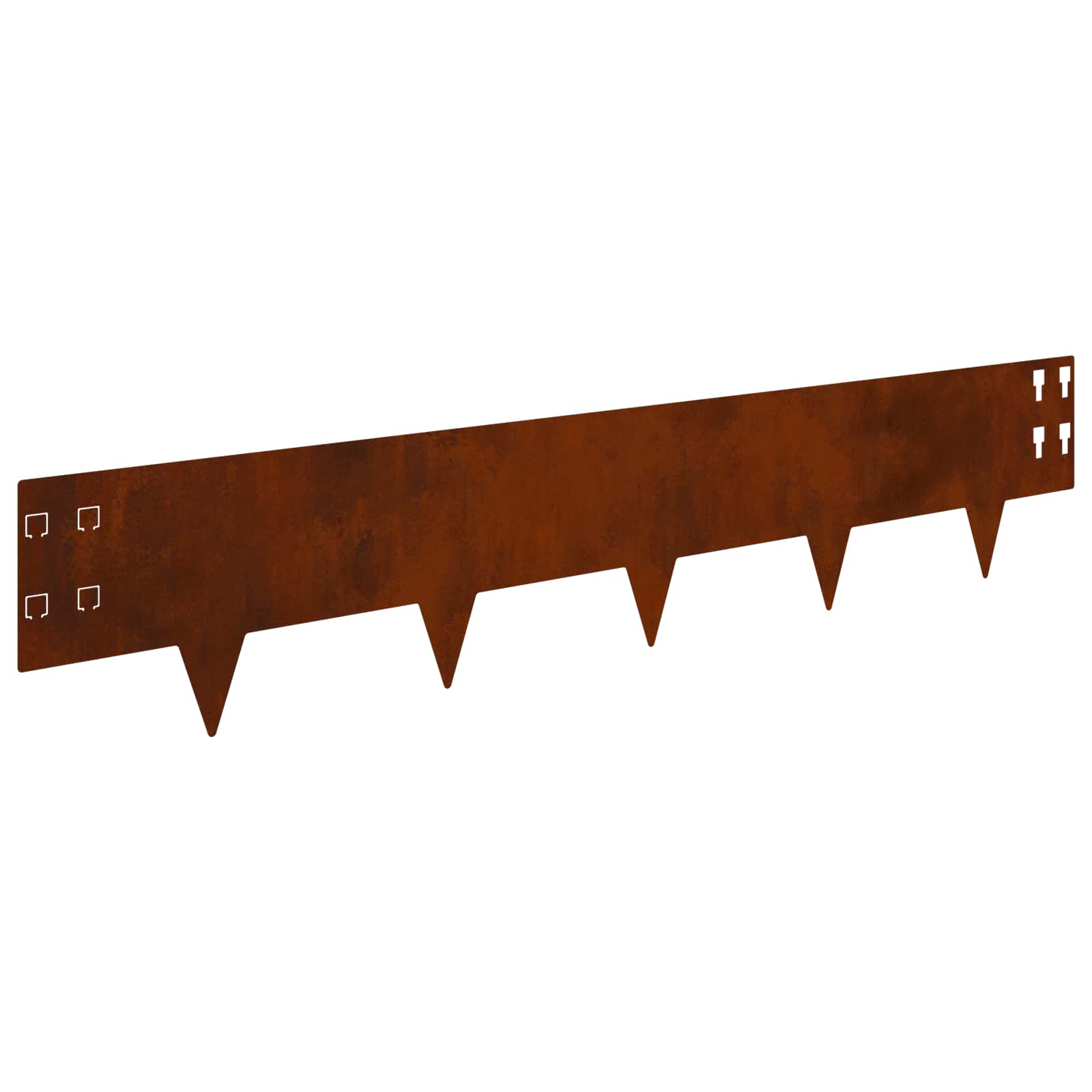 Nurmireunus 50 Pcs 100 X 20 Cm Teräs Ruosteinen