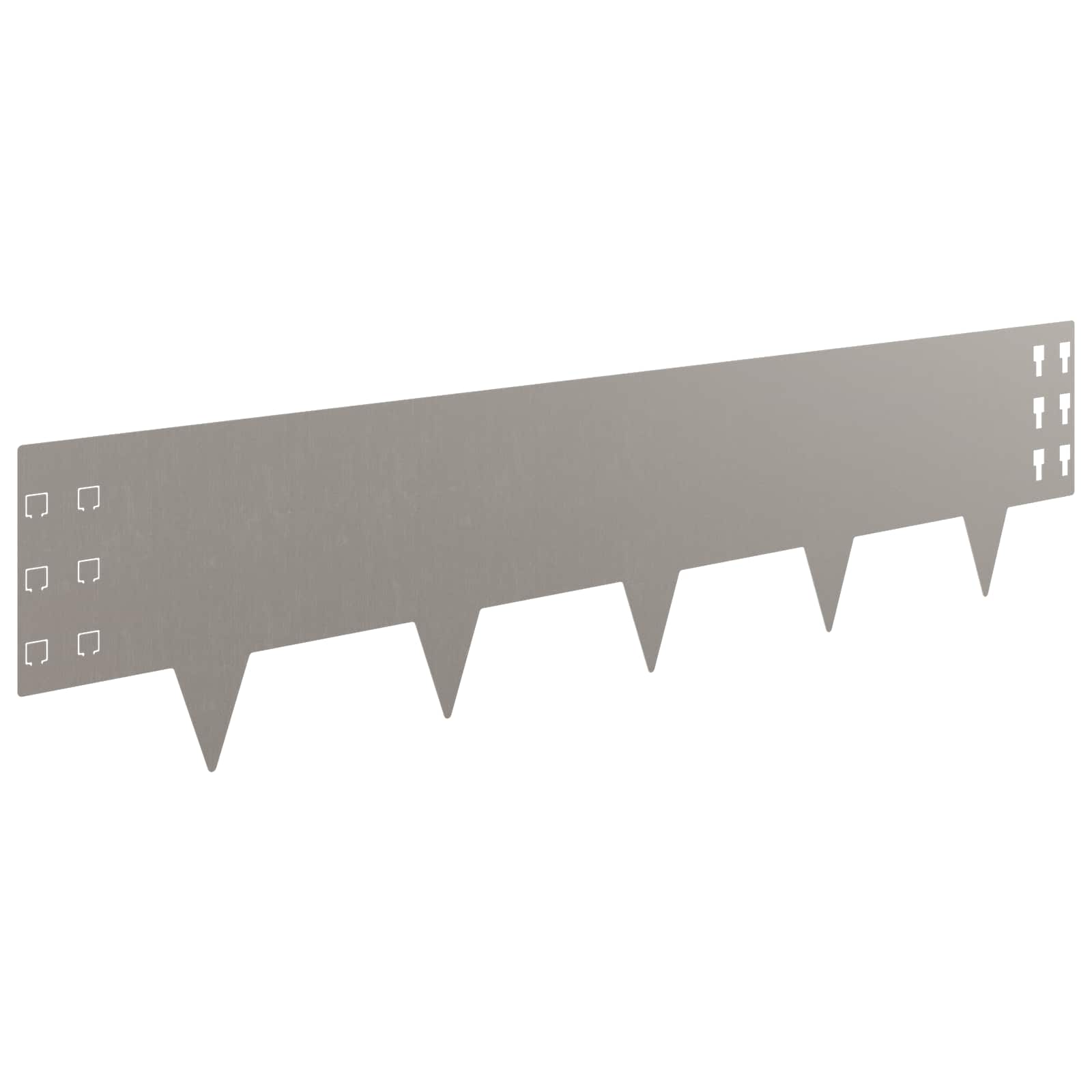 Nurmireunus 20 Pcs 100 X 25 Cm Teräs Ruosteinen