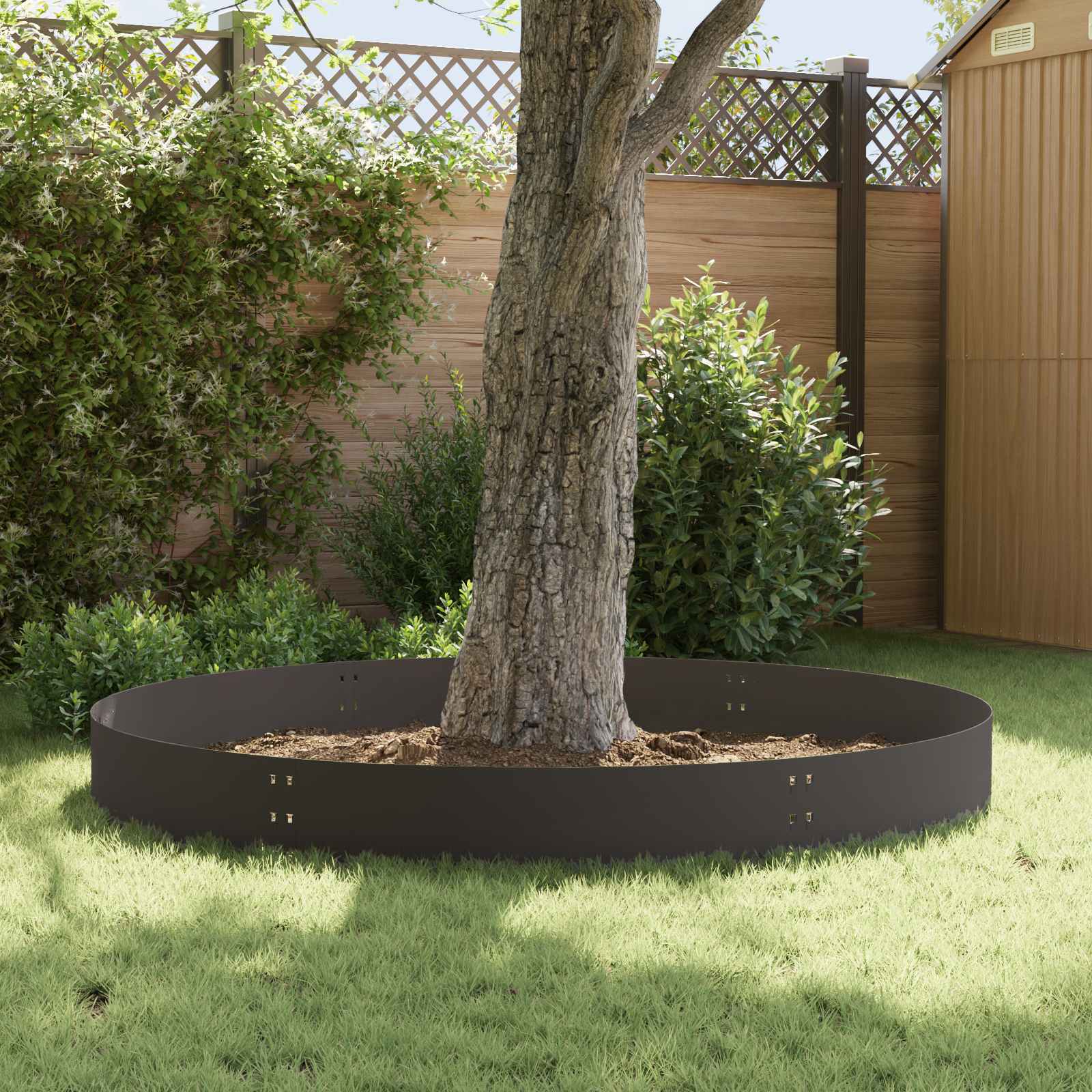 Nurmireunus 10 Pcs 100 X 30 Cm Teräs Musta