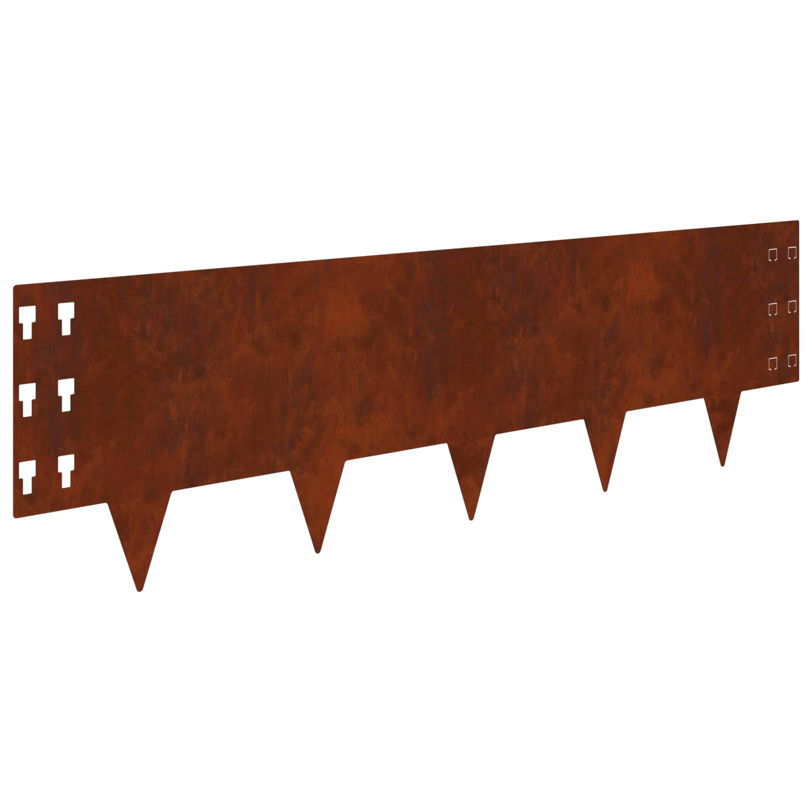 Nurmireunus 20 Pcs 100 X 30 Cm Teräs Ruosteinen