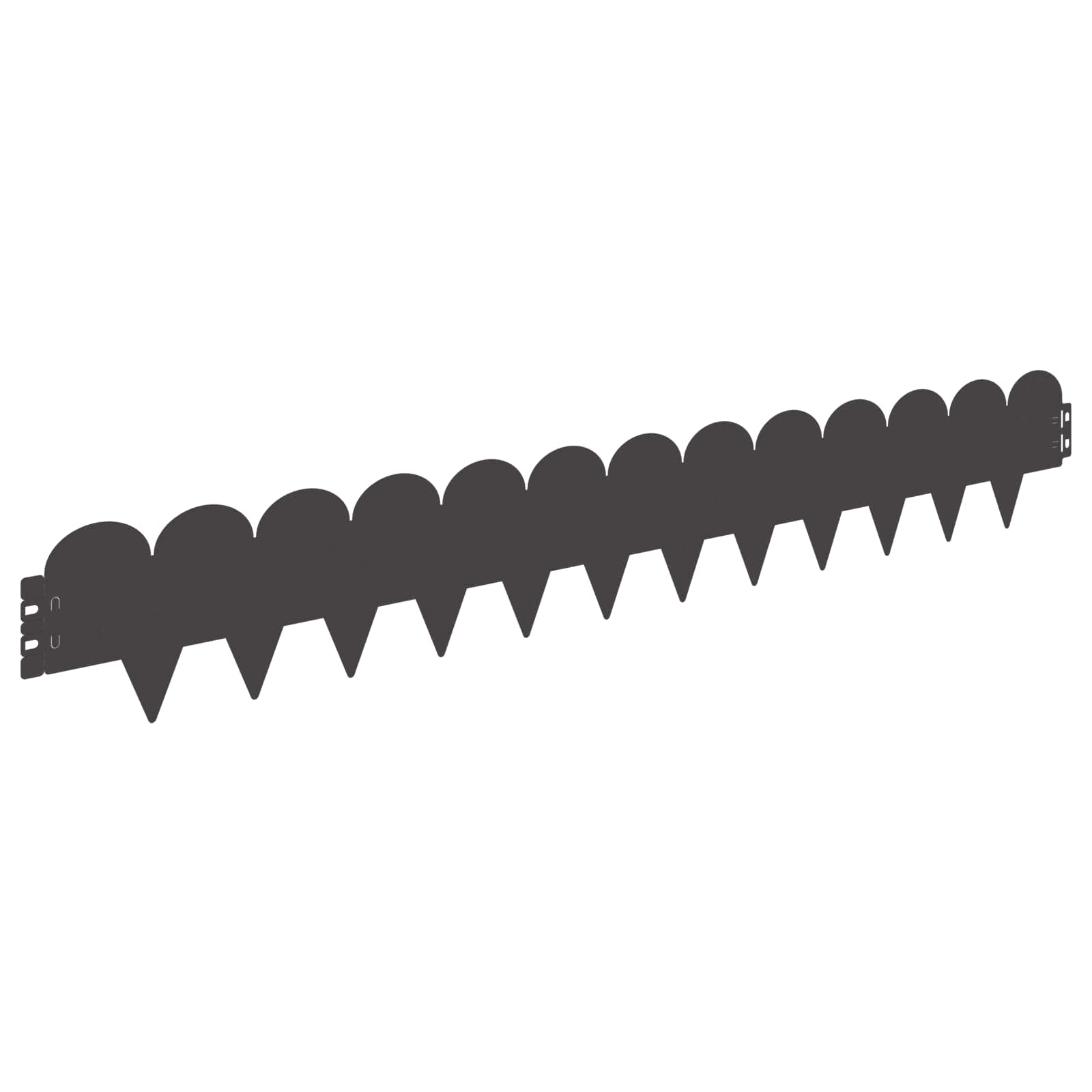Nurmireunus 10 Pcs 103 X 15 Cm Teräs Musta