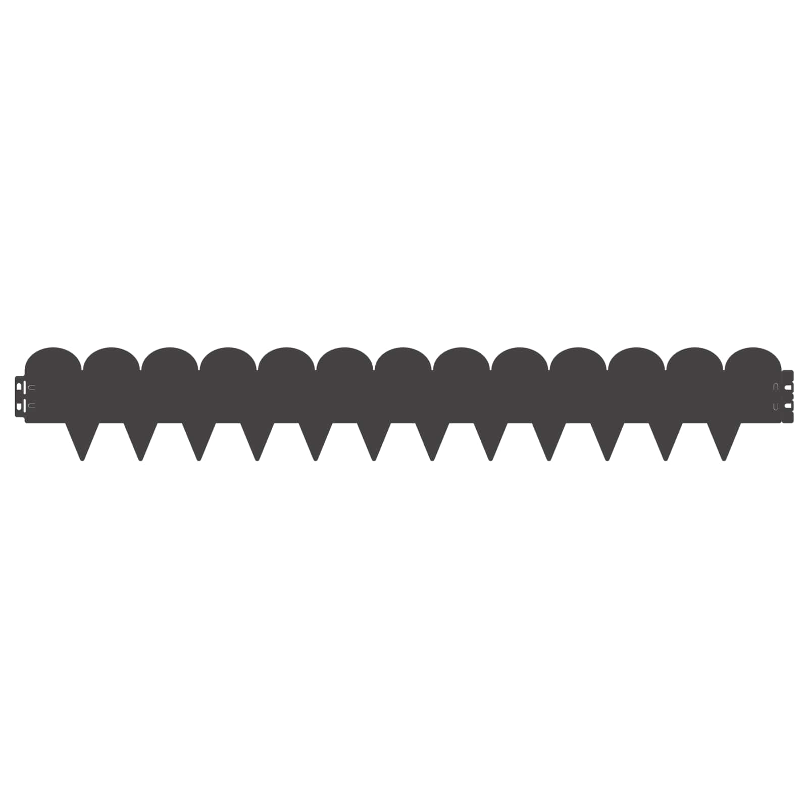 Nurmireunus 50 Pcs 103 X 15 Cm Teräs Musta