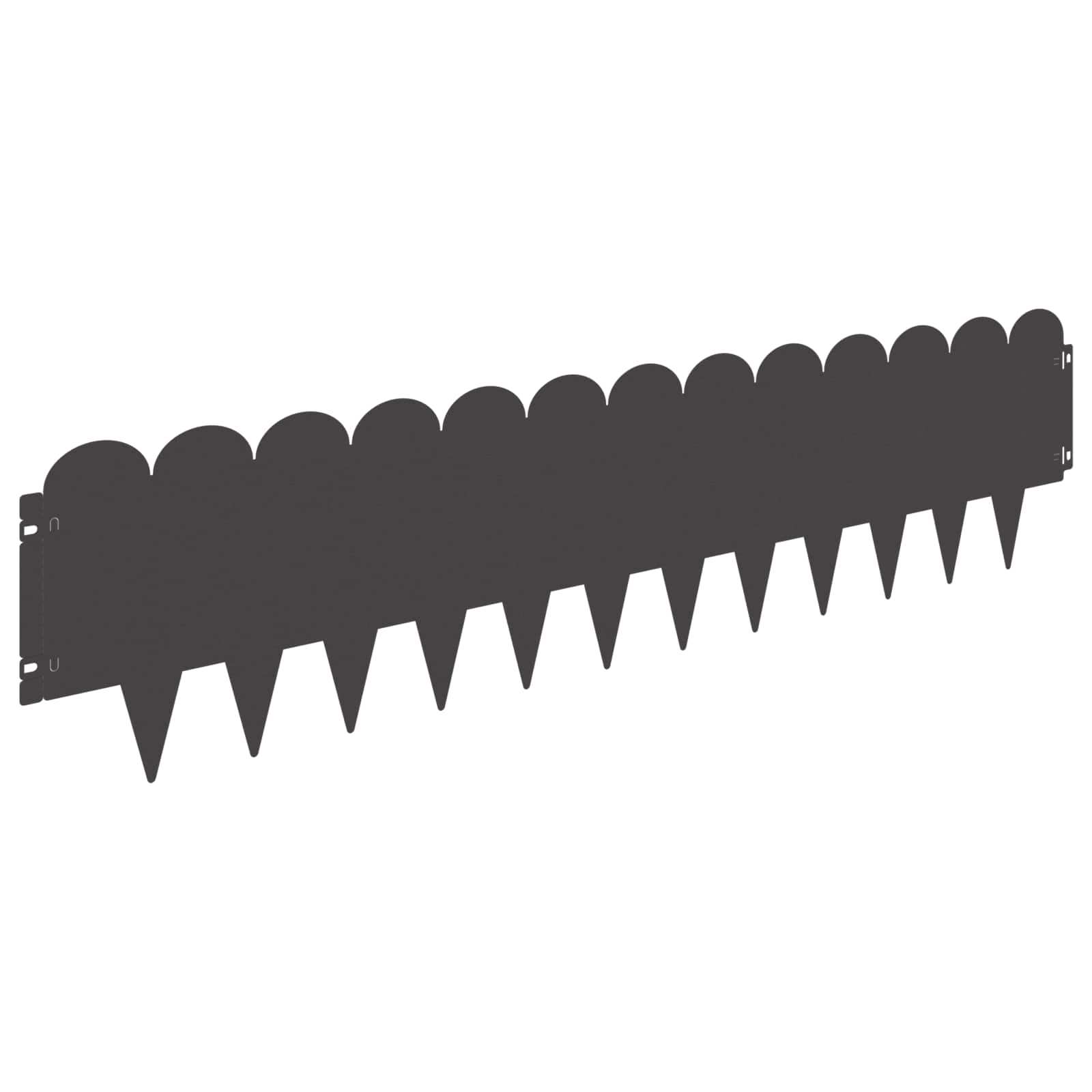 Nurmireunus 10 Pcs 103 X 25 Cm Teräs Musta