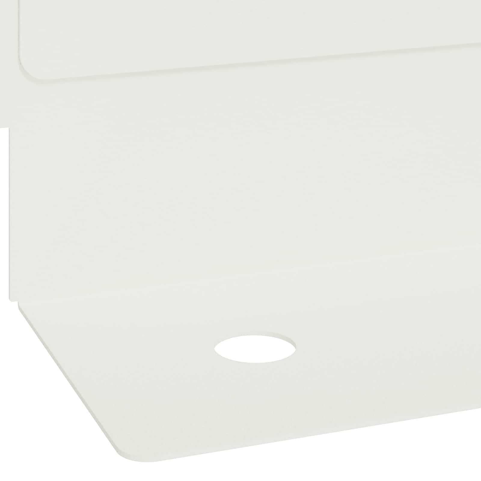 Nurmireunus 10 Pcs 102 X 4 X 4 Cm Teräs Valkoinen