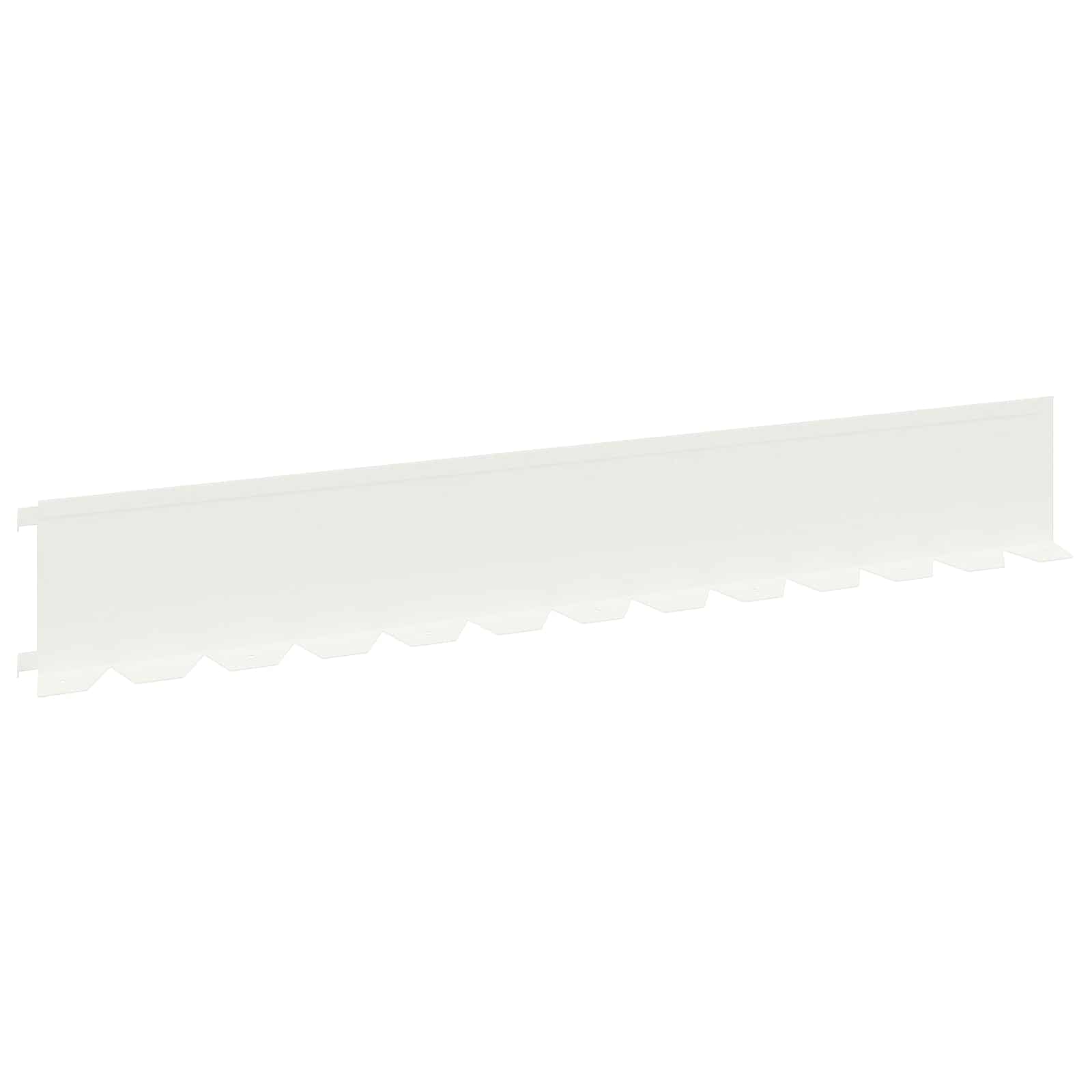 Nurmireunus 20 Pcs 102 X 15 X 4 Cm Teräs Valkoinen
