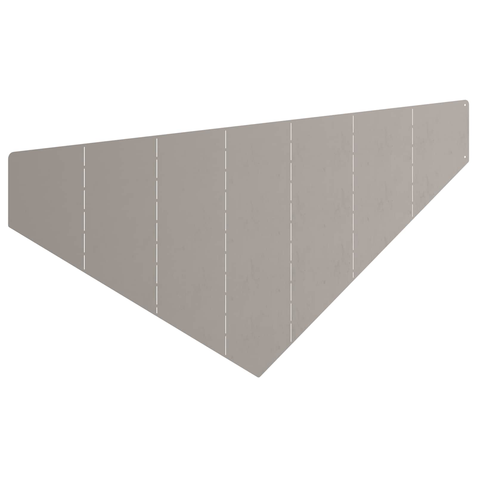 Nurmireunus 100 X 45 Cm Teräs Ruosteinen