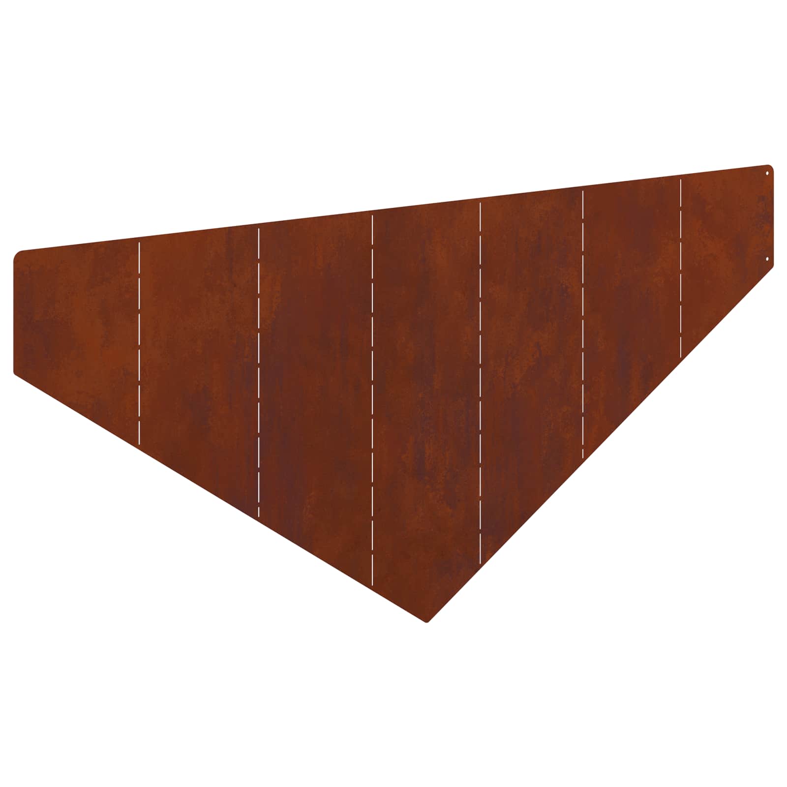 Nurmireunus 100 X 45 Cm Teräs Ruosteinen