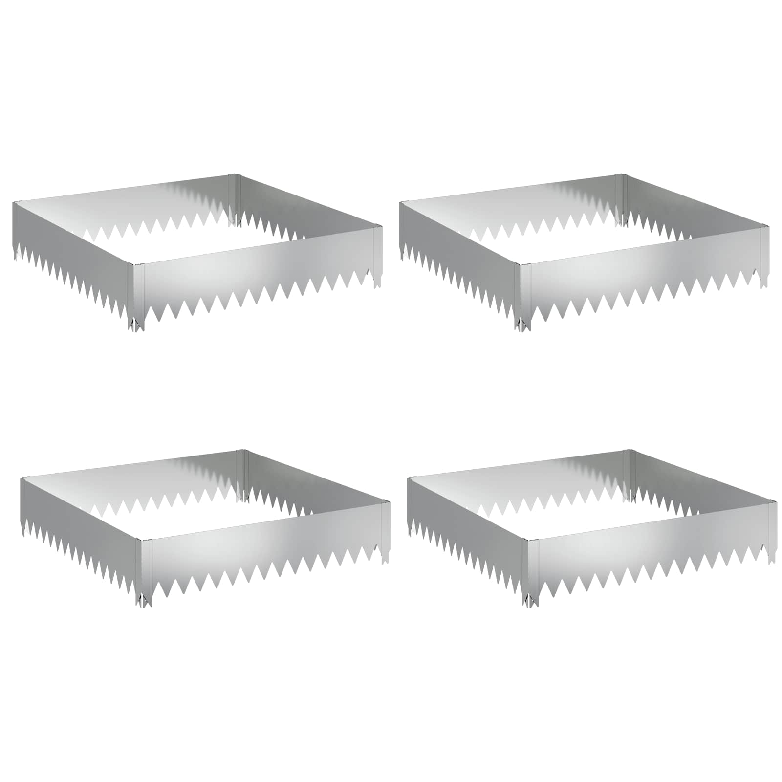Nurmireunus 4 Pcs 100 X 100 X 20 Cm Teräs Hopea