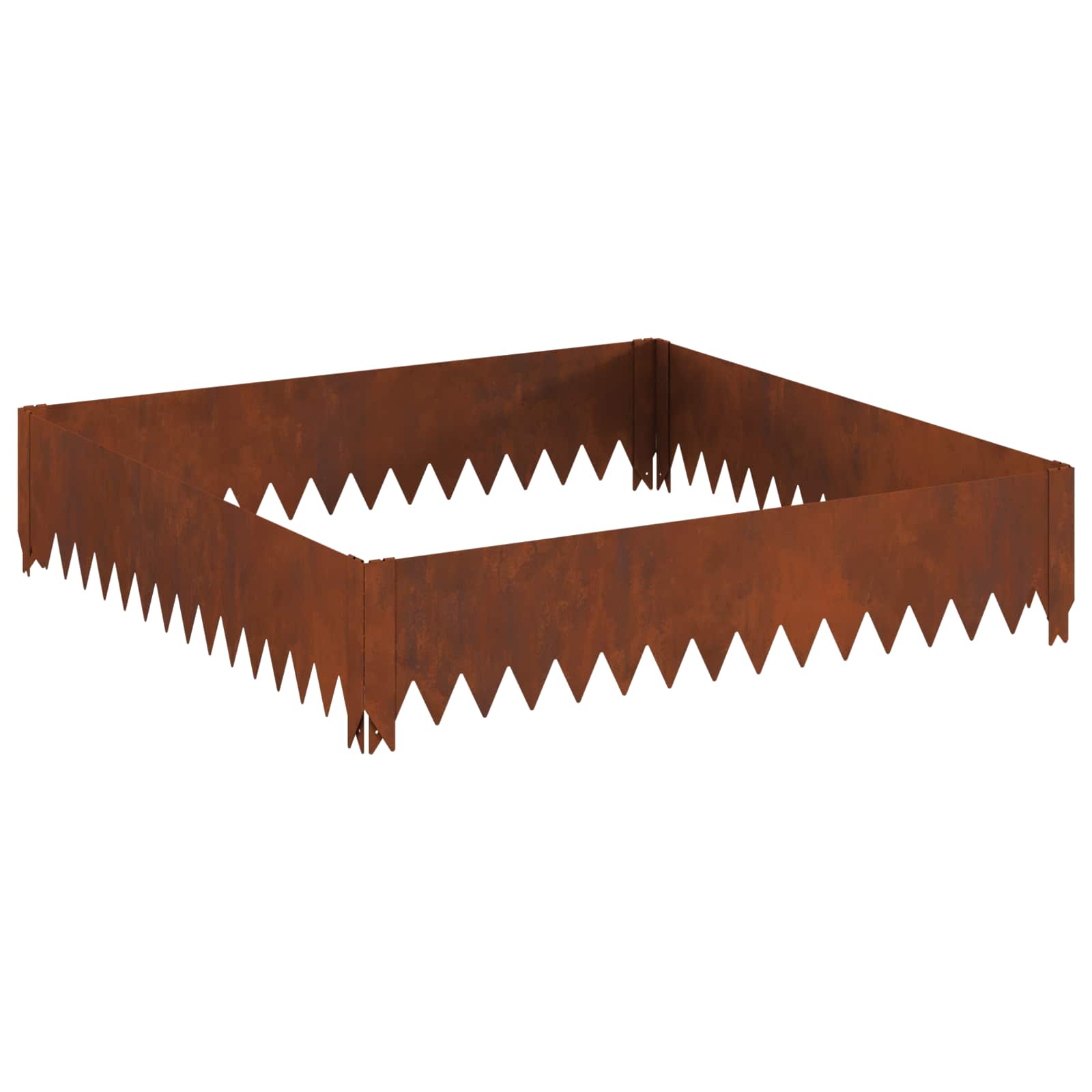 Nurmireunus 4 Pcs 100 X 100 X 20 Cm Teräs Ruosteinen