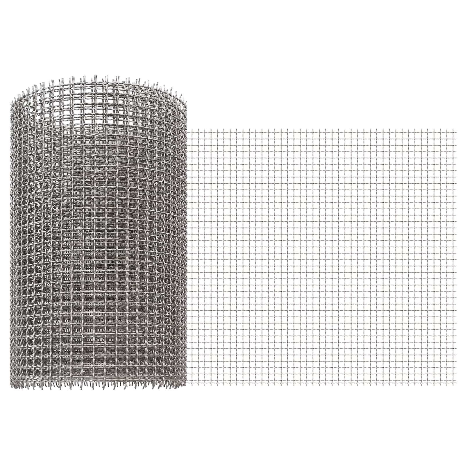 Verkkoruudun 20 X 200 Cm 3 Mesh Ruostumaton Teräs 201 Hopea