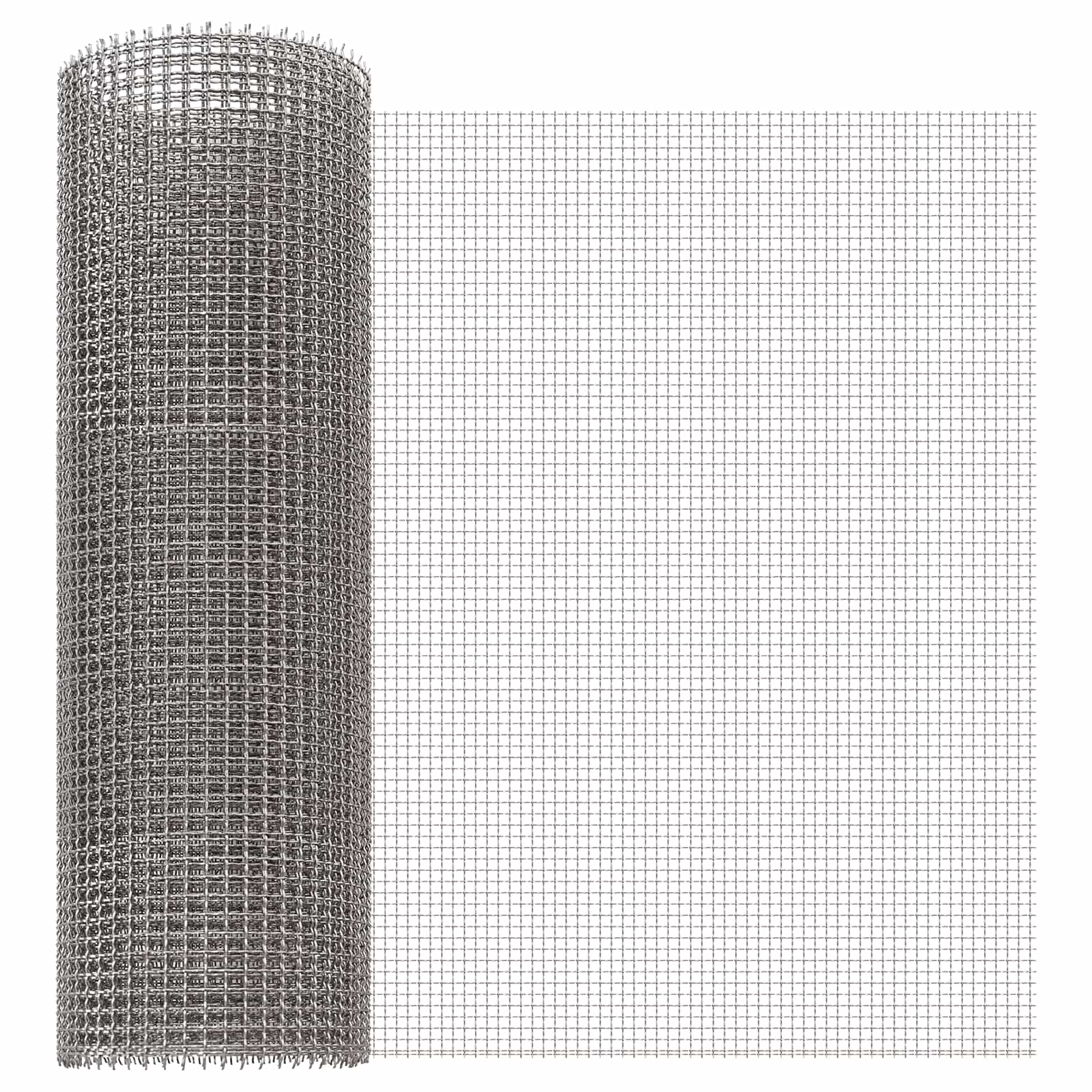 Verkkoruudun 40 X 500 Cm 3 Mesh Ruostumaton Teräs 201 Hopea