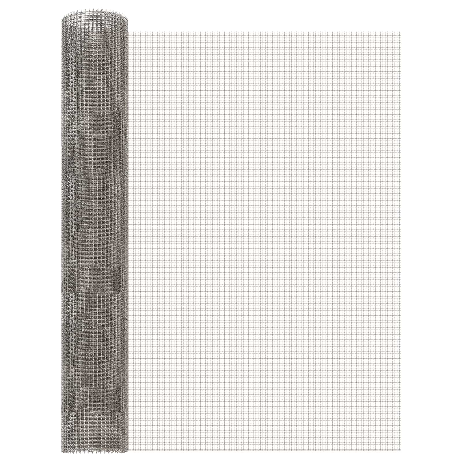 Verkkoruudun 80 X 200 Cm 3 Mesh Ruostumaton Teräs 201 Hopea