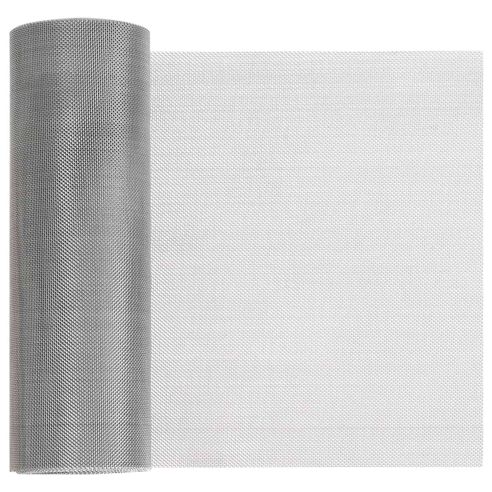 Verkkoruudun 20 X 2000 Cm 30 Mesh Ruostumaton Teräs 201 Hopea