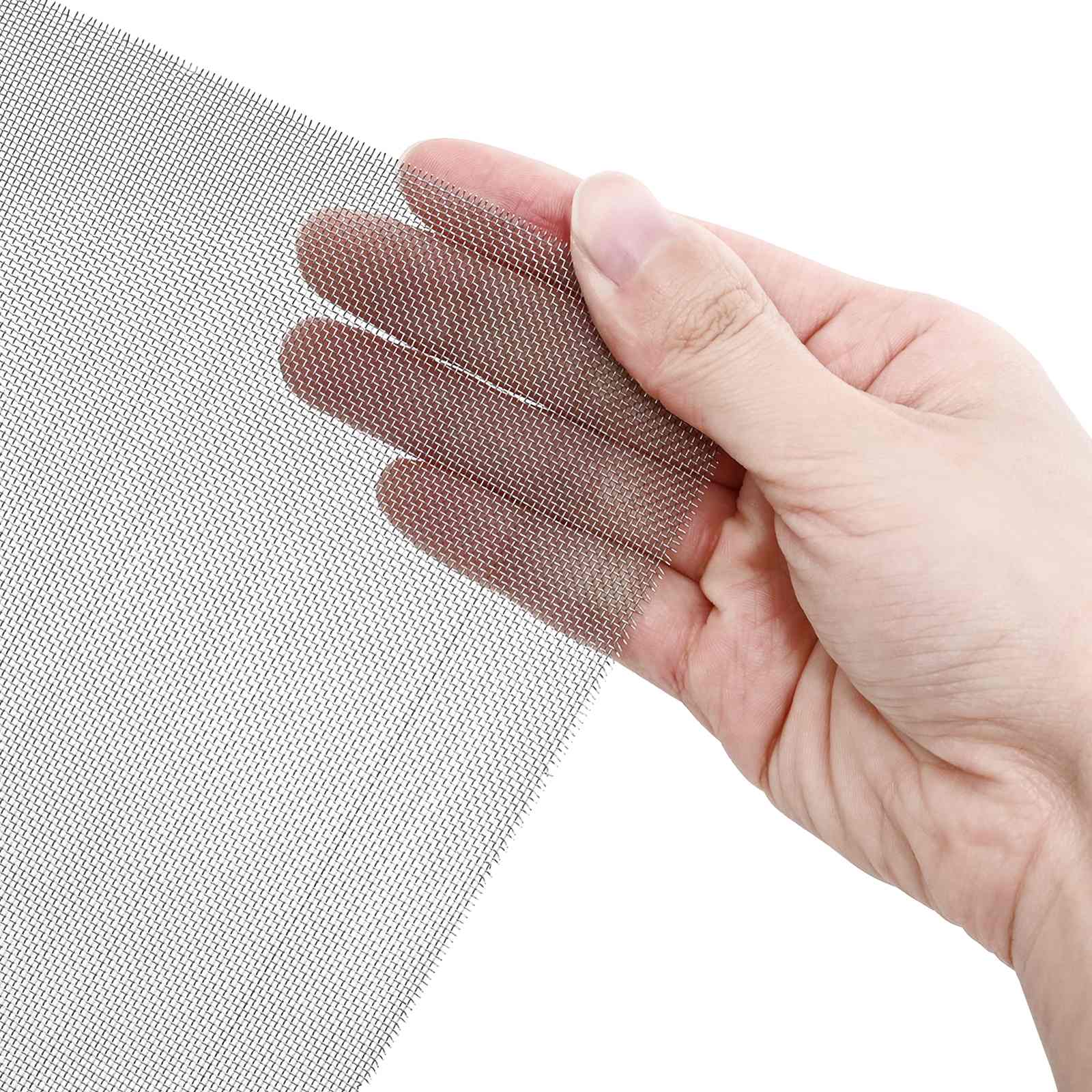 Verkkoruudun 40 X 2000 Cm 30 Mesh Ruostumaton Teräs 201 Hopea