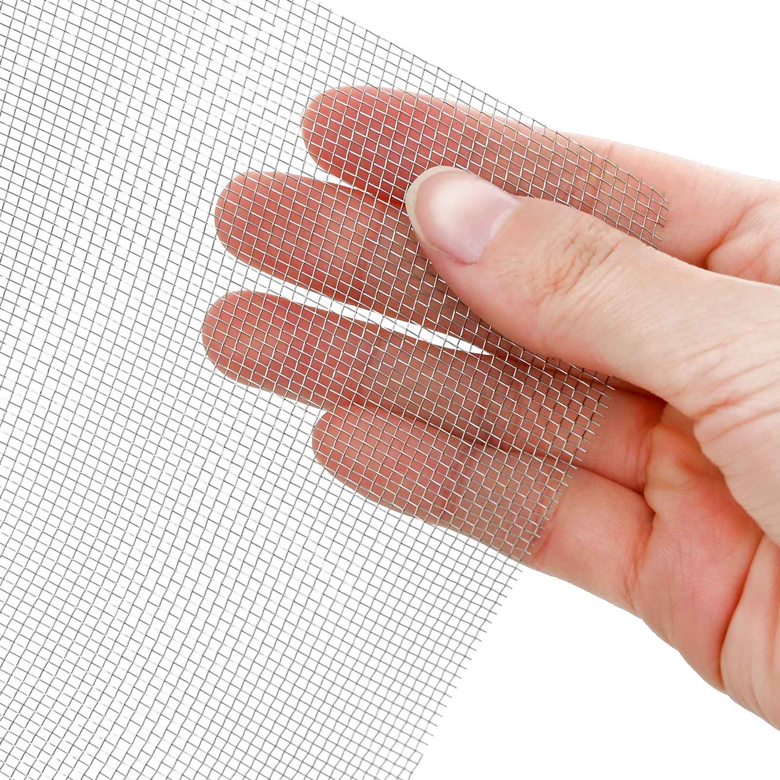 Verkkoruudun 120 X 2000 Cm 18 Mesh Ruostumaton Teräs 304 Hopea