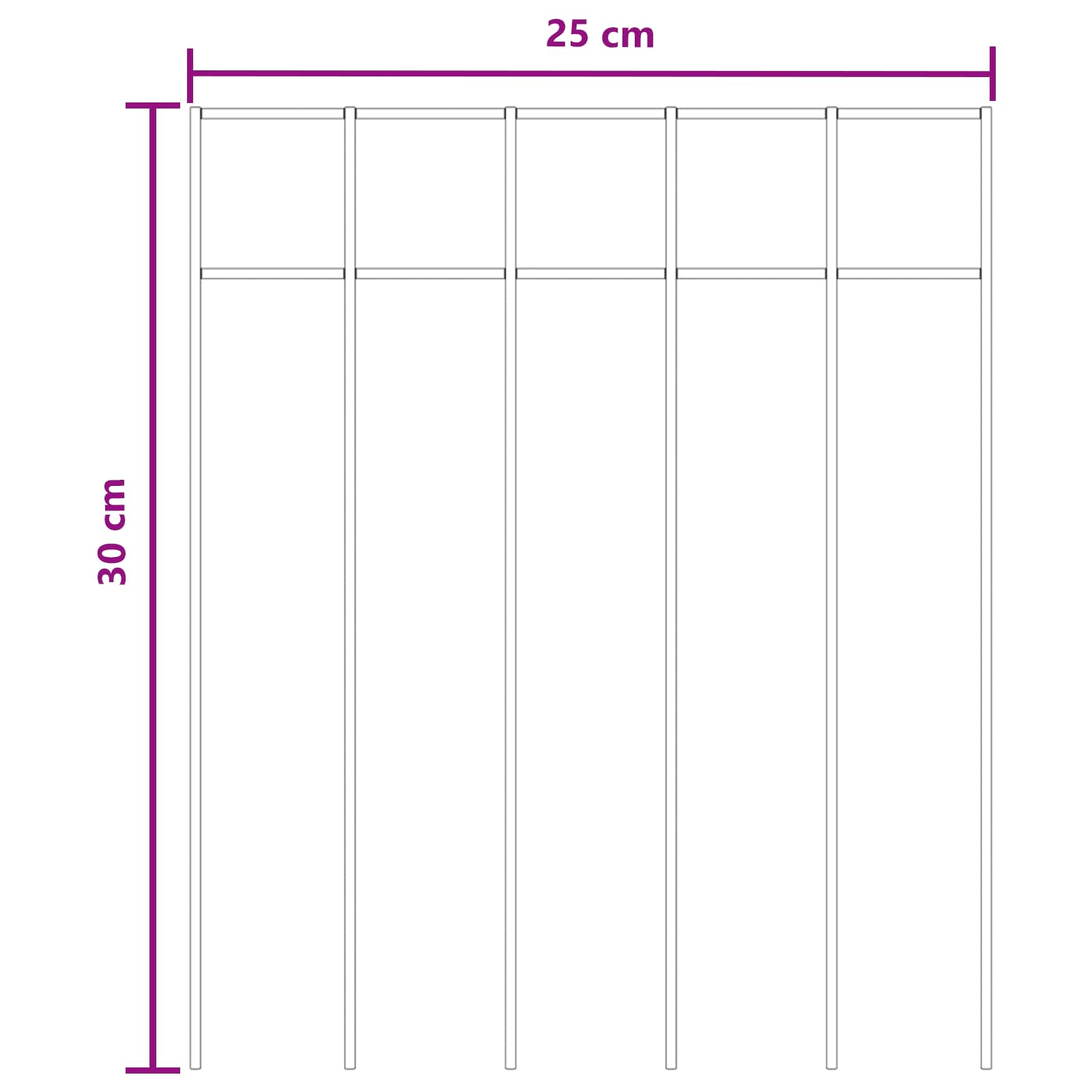 Puutarha-Aitapaneeli 48 Pcs Galvanoitu Teräs Hopea