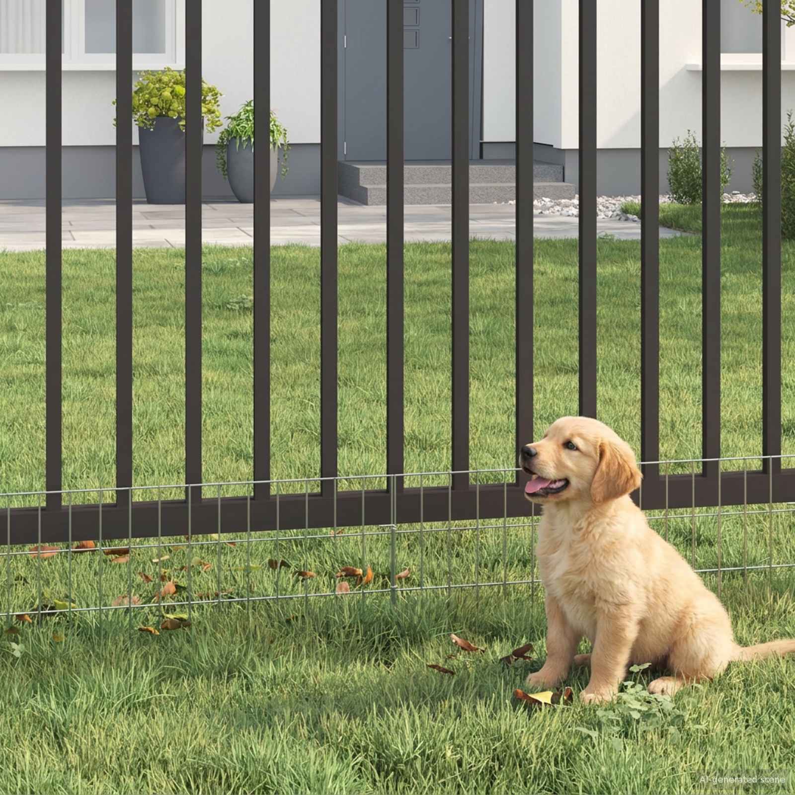 Puutarha-Aita, Jossa On Paalut 12 Pcs 75 X 30 Cm Mesh Hopea