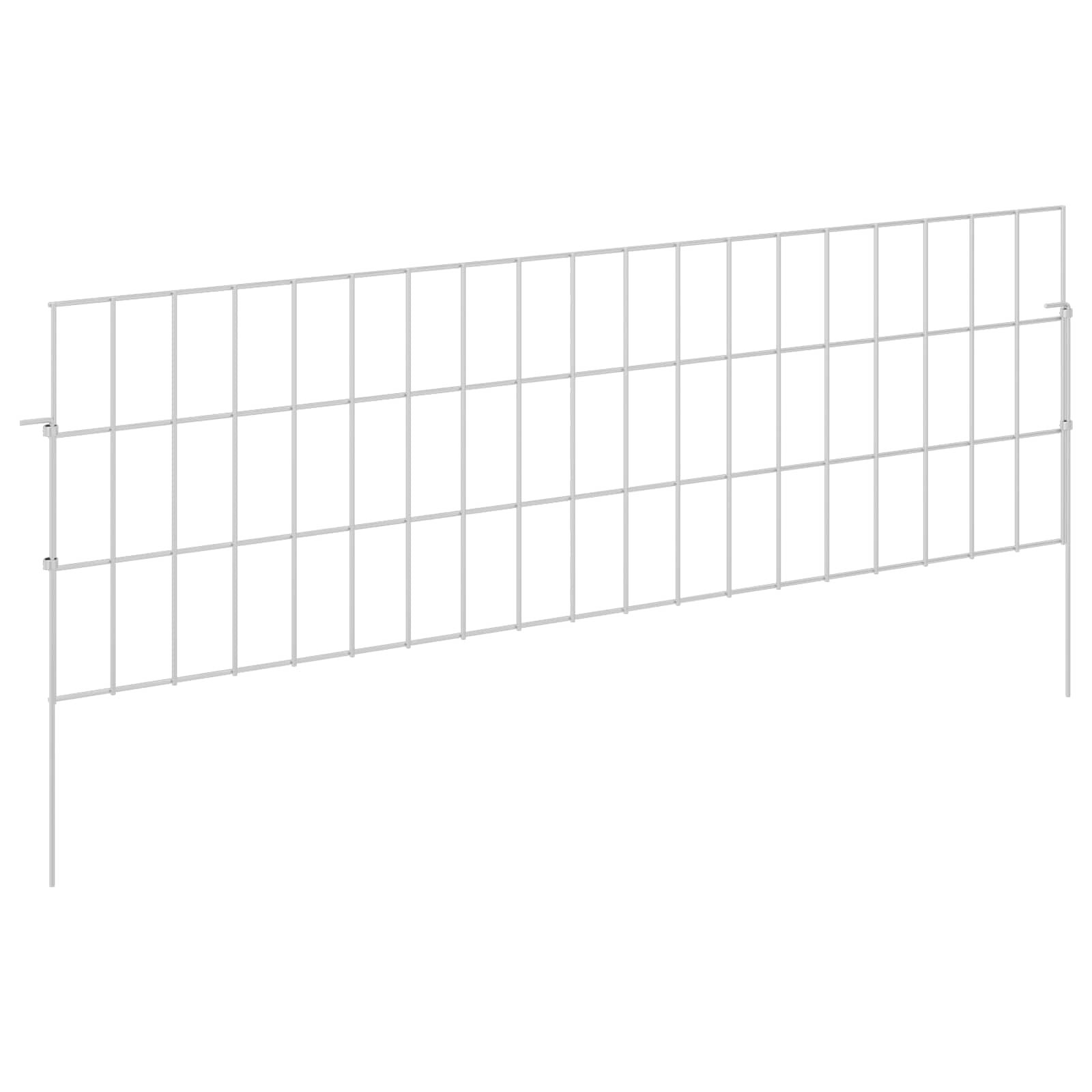 Puutarha-Aita, Jossa On Paalut 24 Pcs 95 X 30 Cm Mesh Hopea