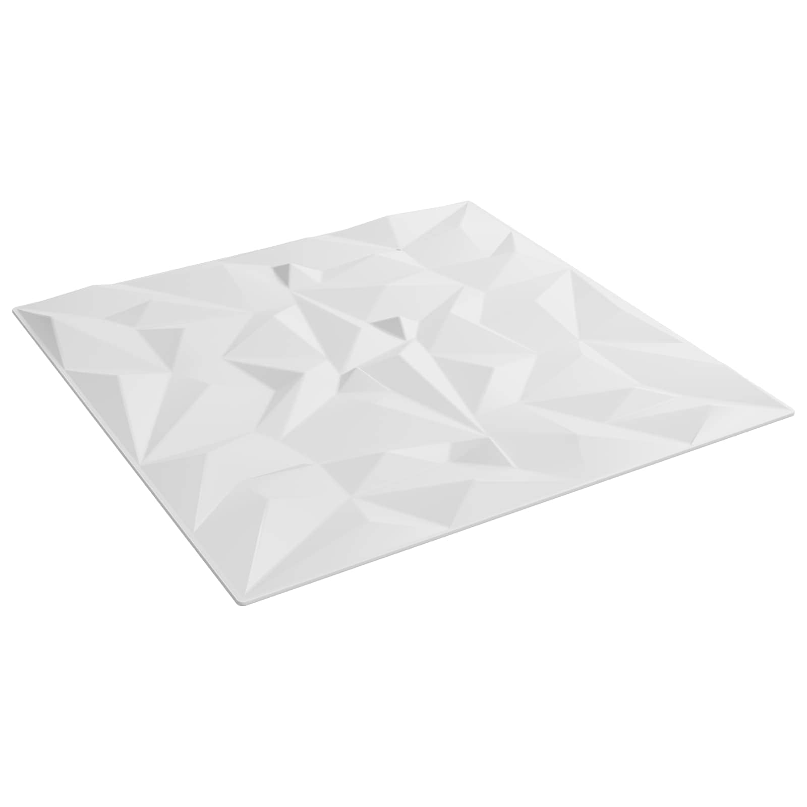 Seinäpaneelit 48 Pcs Valkoinen 50 X 50 Cm Xps Vaahdon