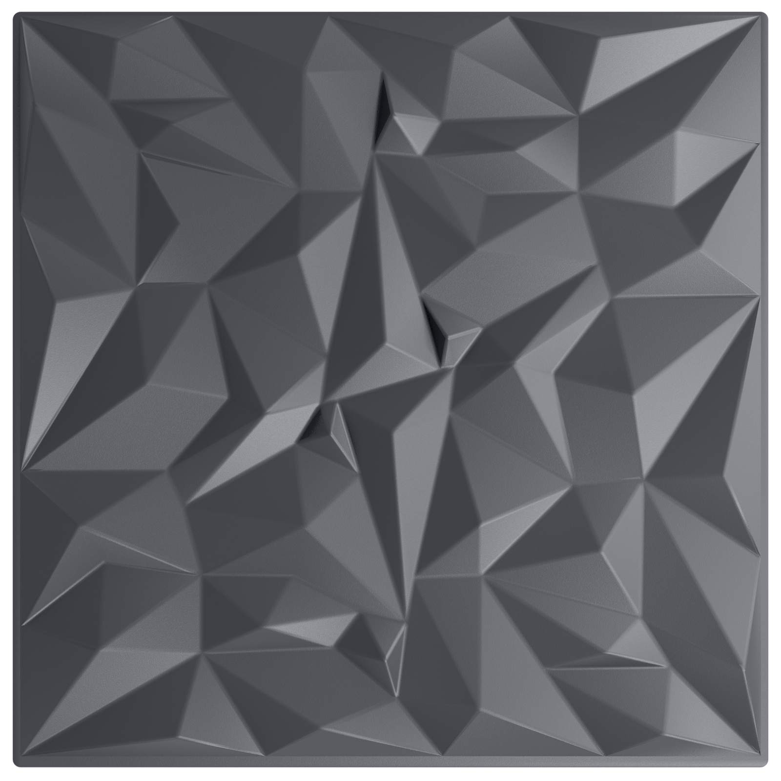 Seinäpaneelit 24 Pcs Ametistiharmaa 50 X 50 Cm Xps Vaahdon