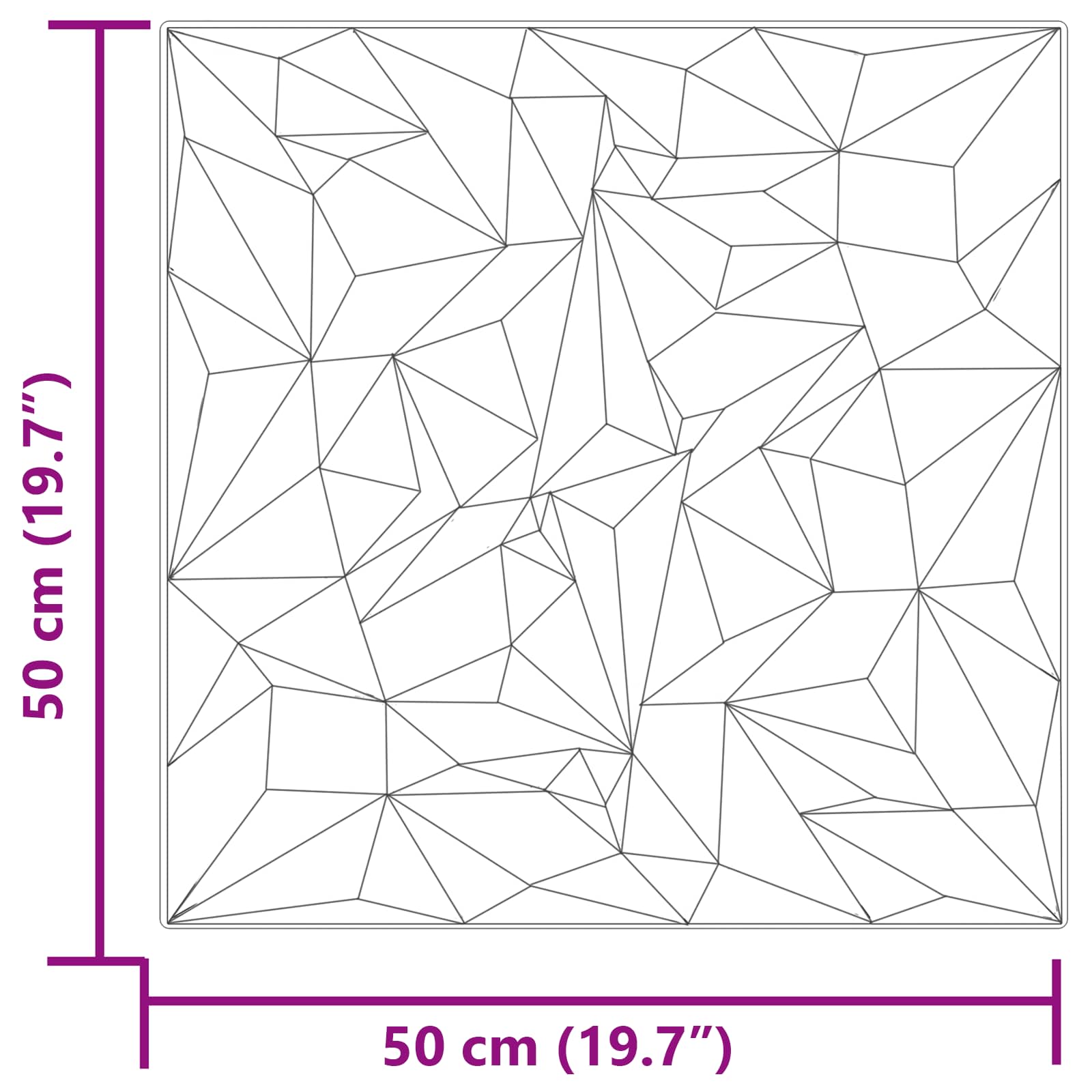 Seinäpaneelit 24 Pcs Ametistivihreä 50 X 50 Cm Xps Vaahdon
