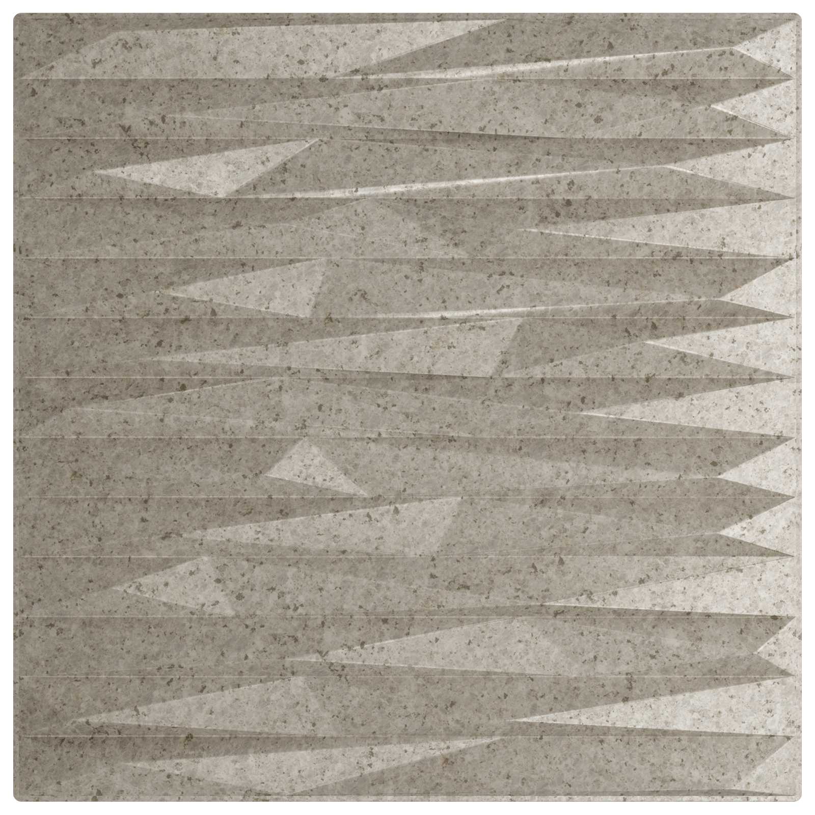 Seinäpaneelit 12 Pcs Kivilöyhkönbetoni 50 X 50 Cm Xps Vaahdon