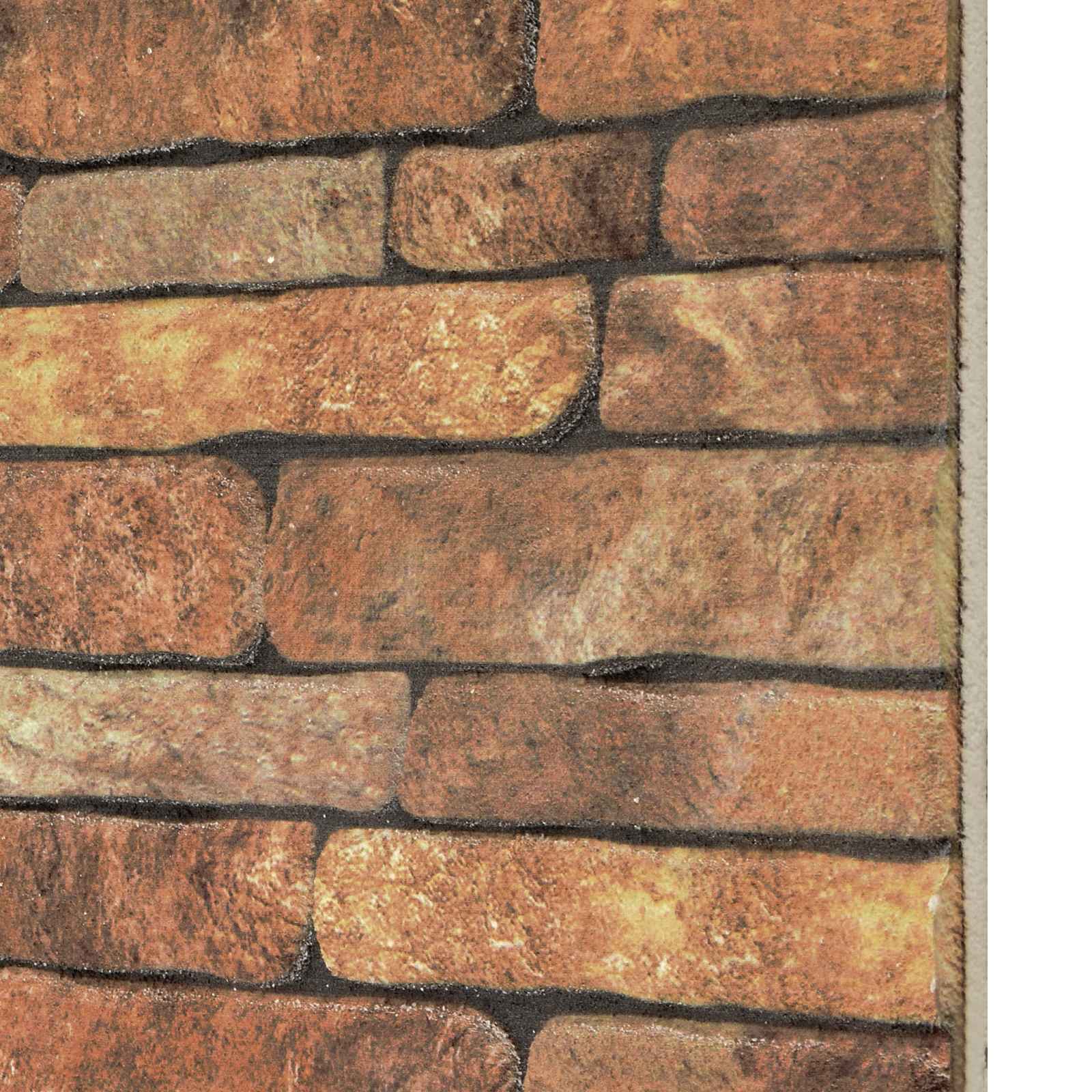 Seinäpaneelit 10 Pcs Ruskea Ja Valkoinen 100 X 50 Cm