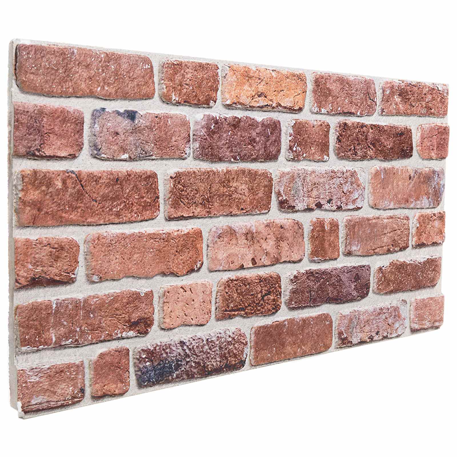 Seinäpaneelit 10 Pcs Punainen 100 X 50 Cm Eps Vaahtomuovi