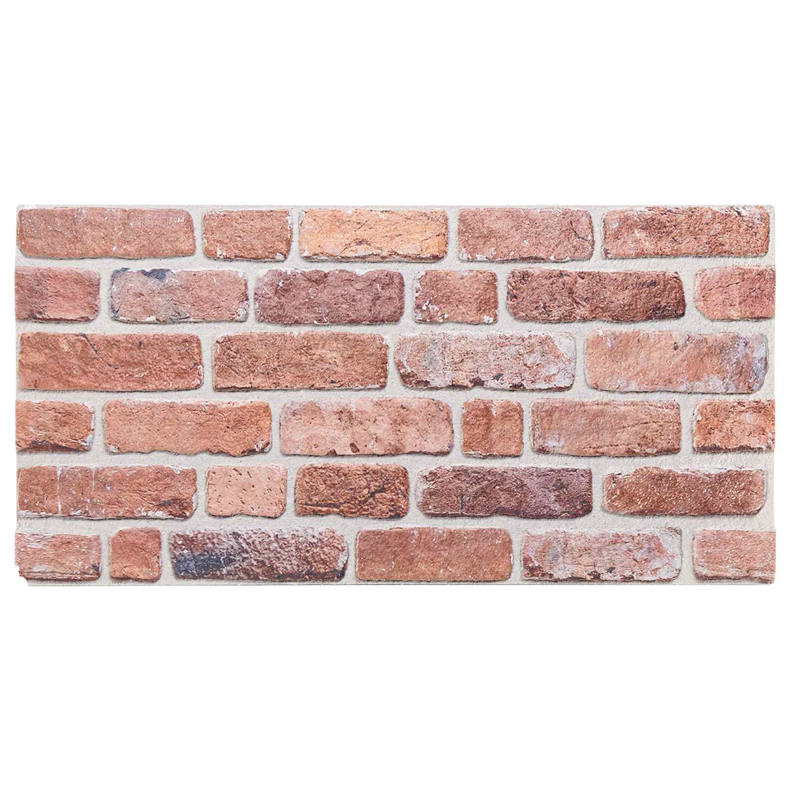 Seinäpaneelit 10 Pcs Punainen 100 X 50 Cm Eps Vaahtomuovi