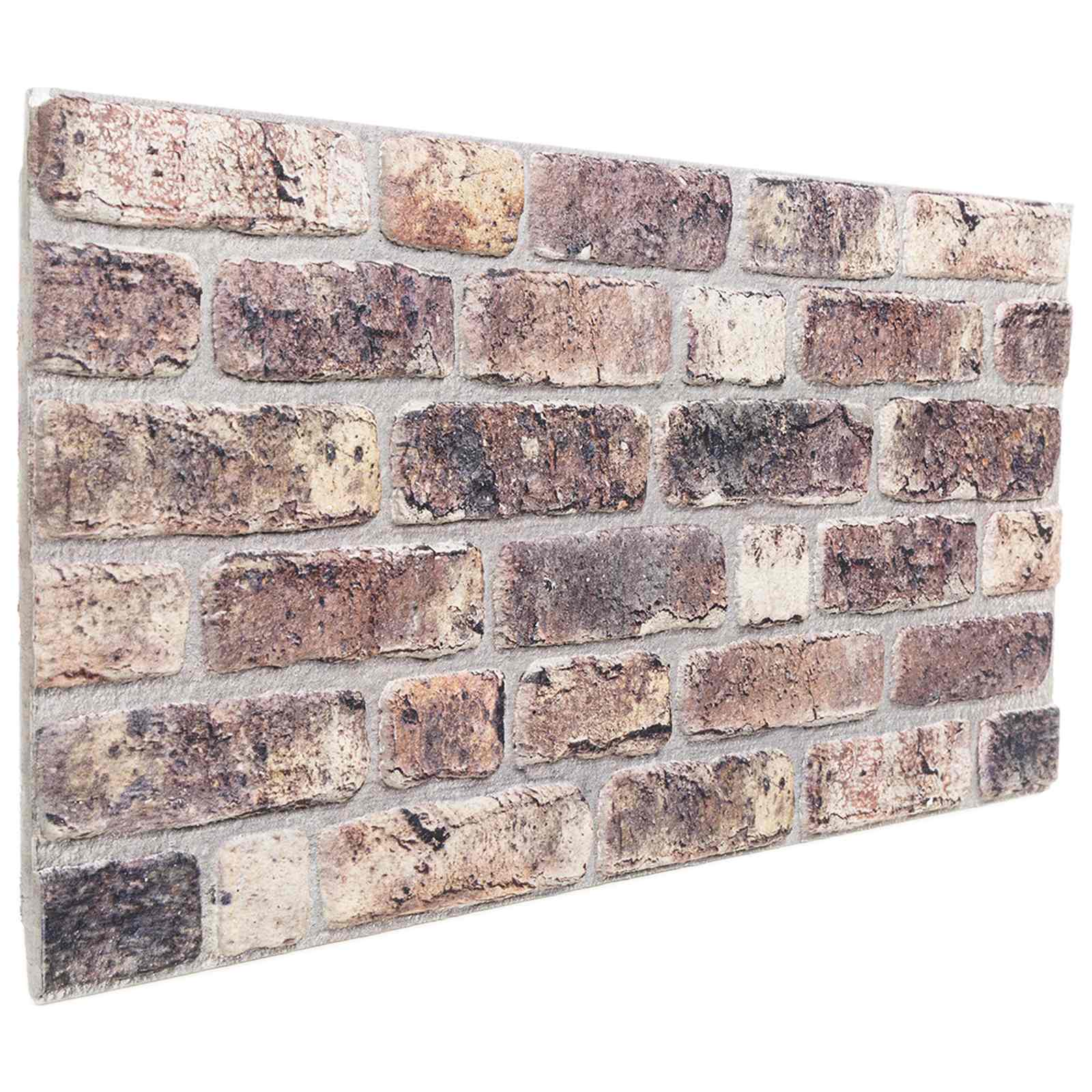 Seinäpaneelit 10 Pcs Tumma Ruskea 100 X 50 Cm Eps Vaahtomuovi