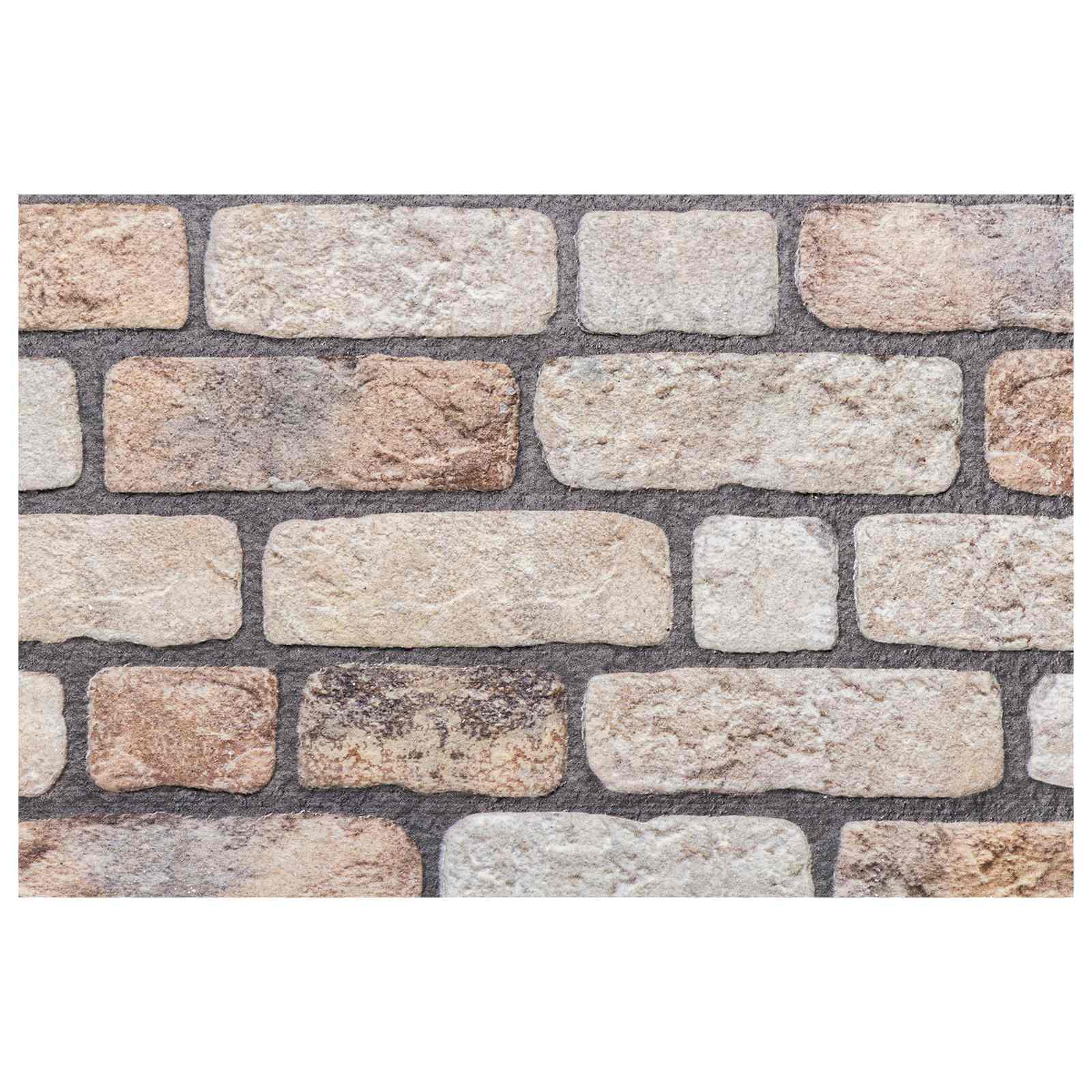 Seinäpaneelit 10 Pcs Vaaleanruskea 100 X 50 Cm Eps Vaahtomuovi